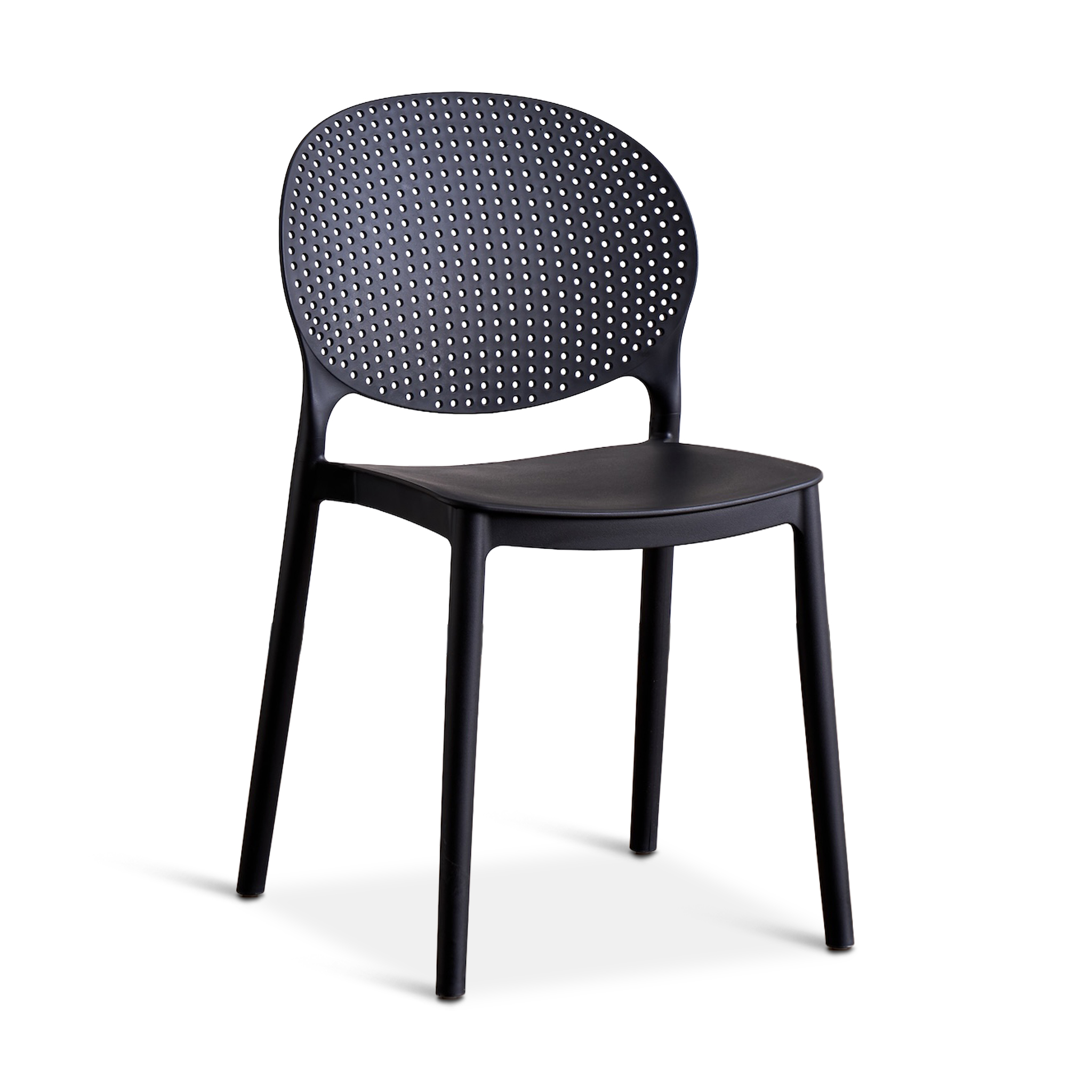 PALMIC Black UV Plastic Chair