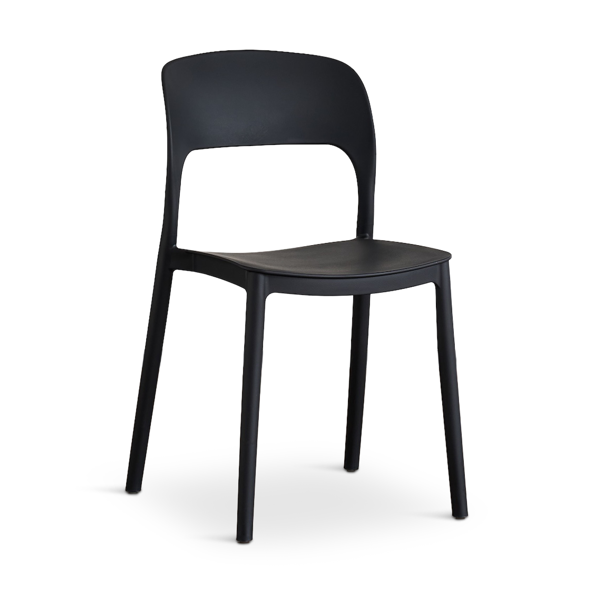 HAMLITO Black UV Plastic Chair