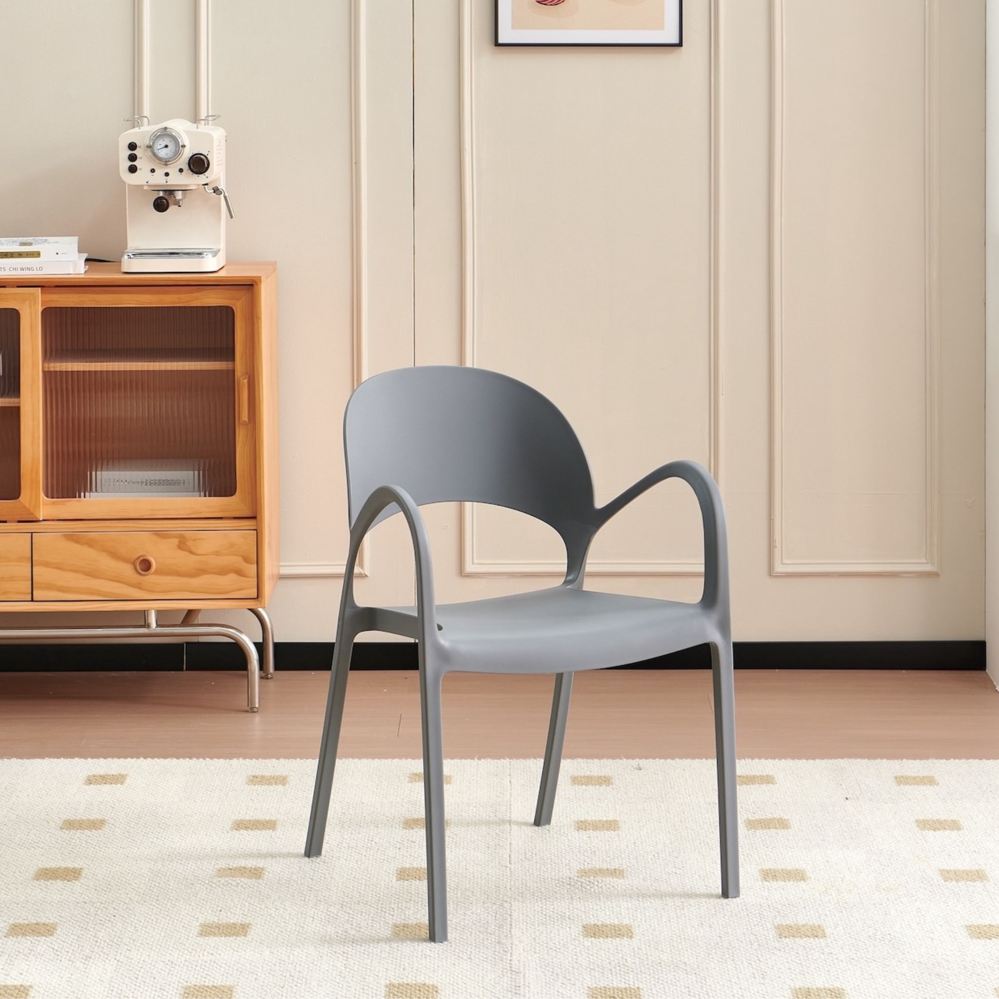 STARSIC Grey UV Plastic Chair