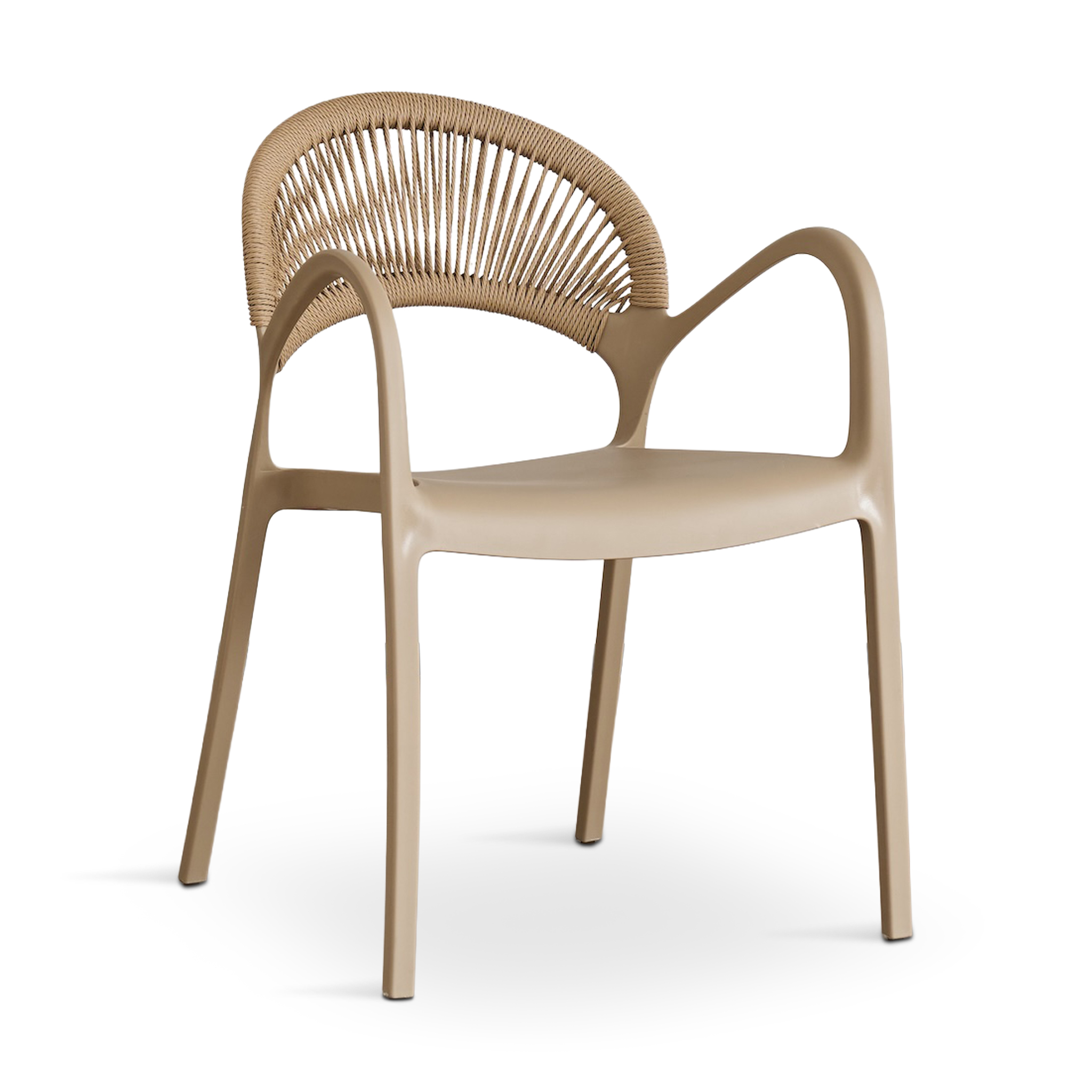 GLOREN Light Khaki UV Plastic Chair