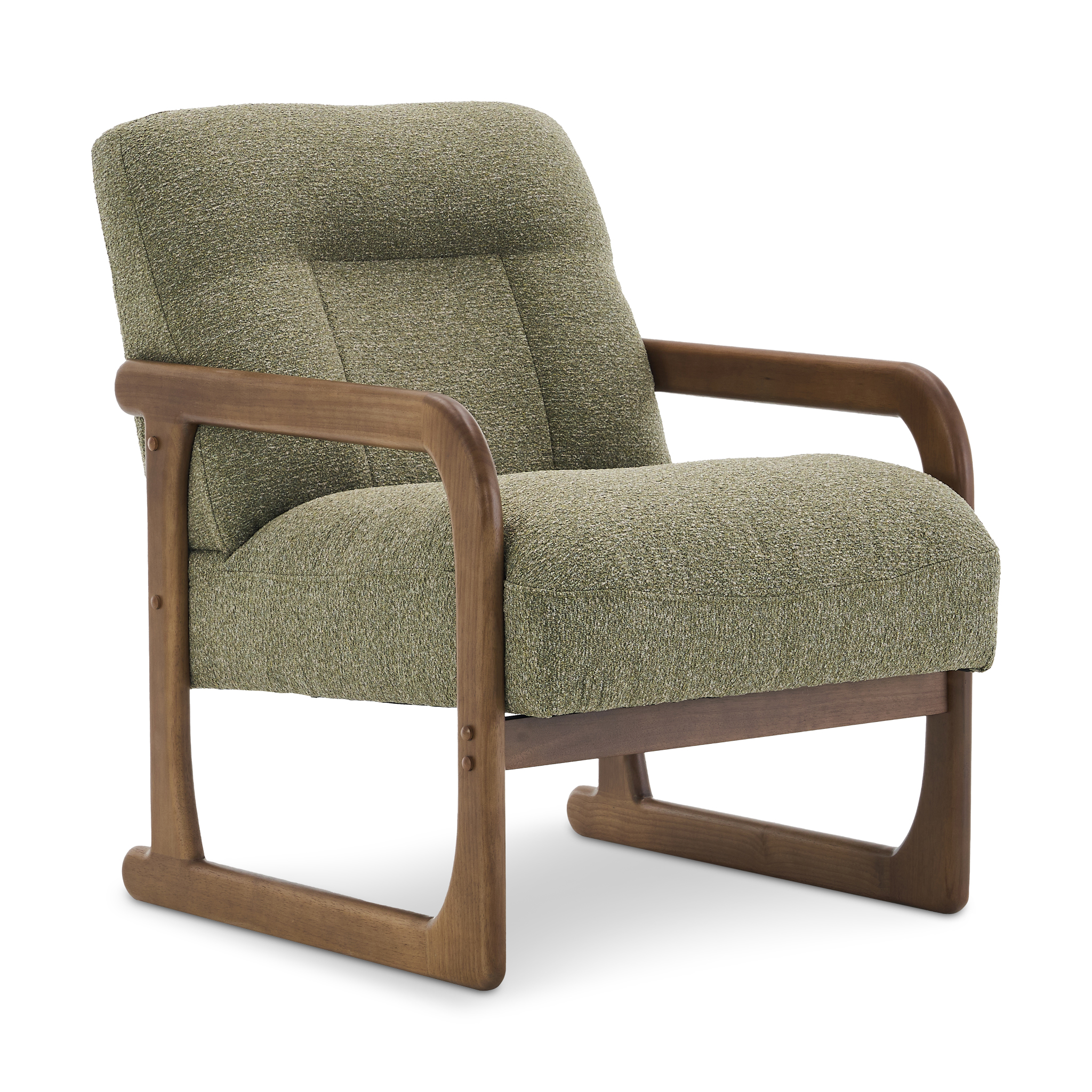 CENSORY Olive Green Armchair Fabric