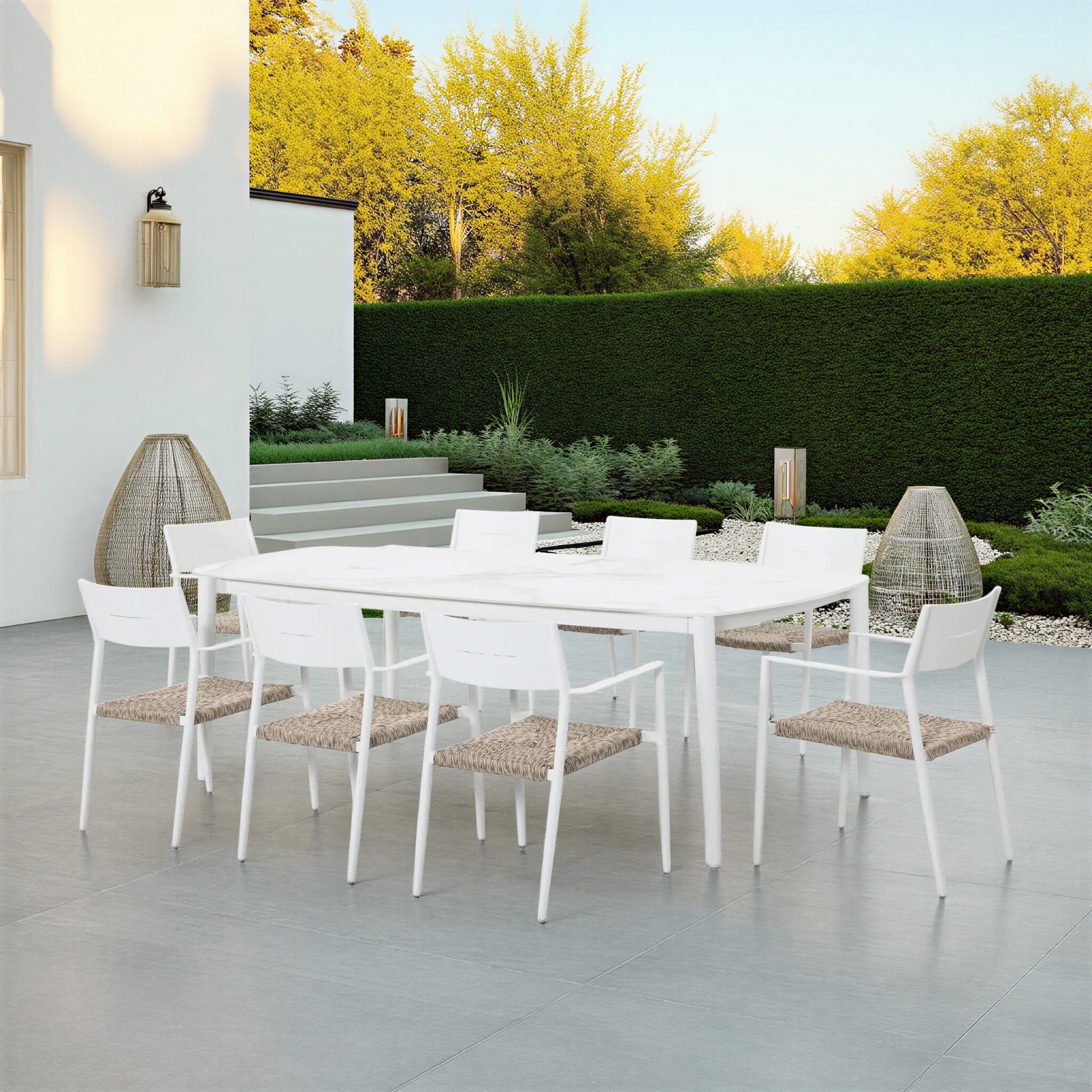 ALFIE Aluminium Outdoor Dining Set