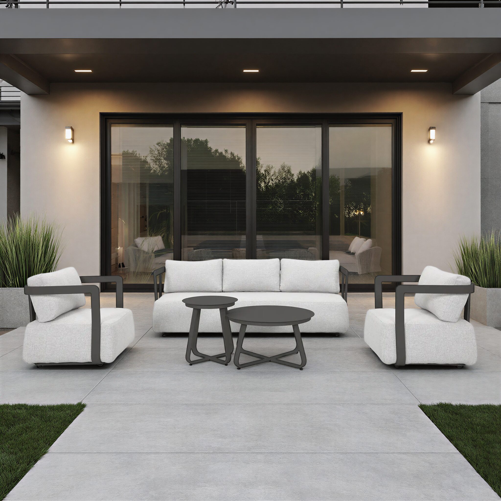 AMBIENCE Aluminium Outdoor Lounge Set