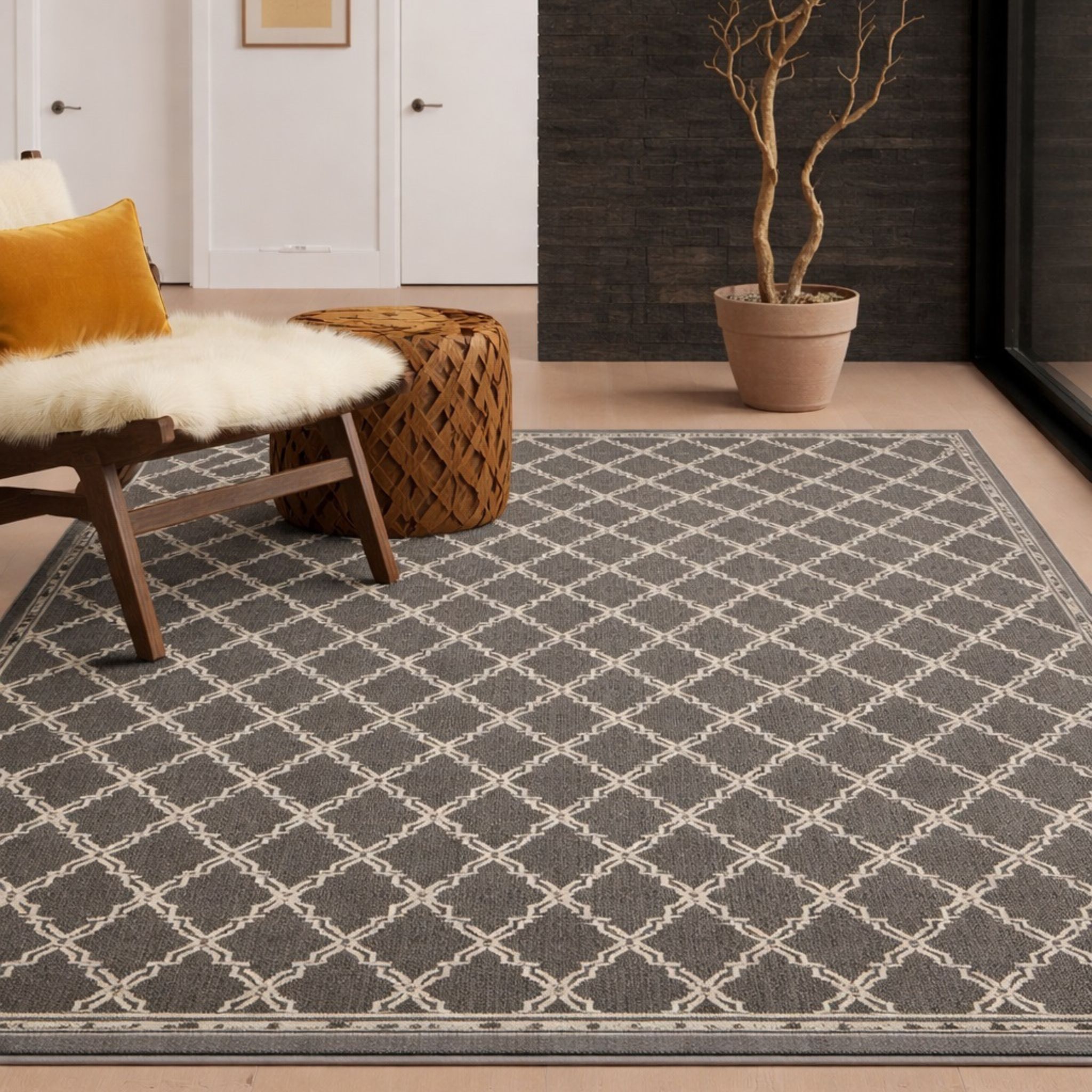 COUNTRY CARPET 160X235 9992W BEIGE