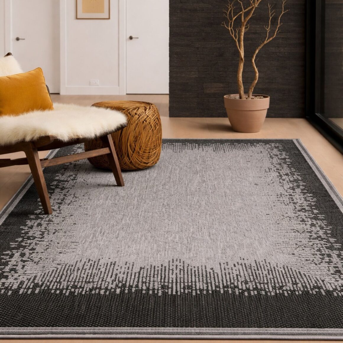 COUNTRY CARPET 200X285 118DM BLACK