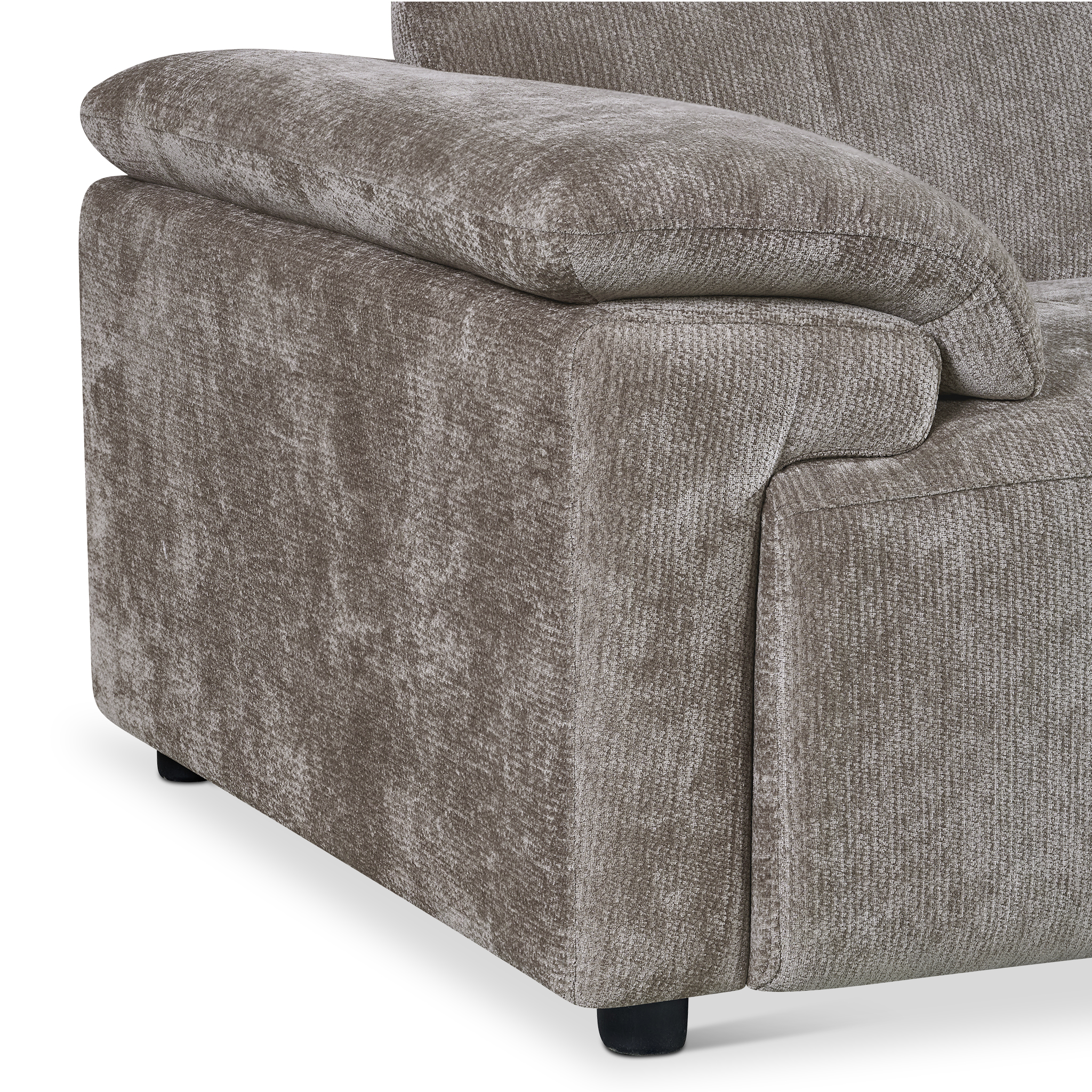 DARVELY Taupe Sofa Set