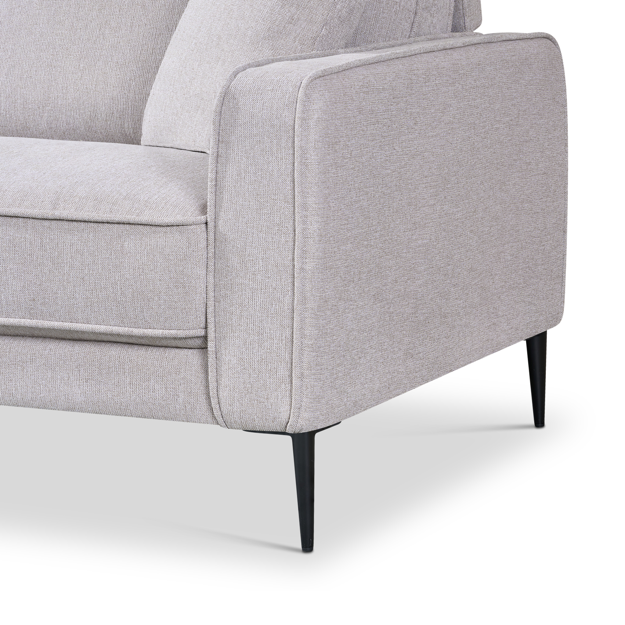 CRADLEZ Beige Fabric Sofa Set (3-Seater & 2-Seater)