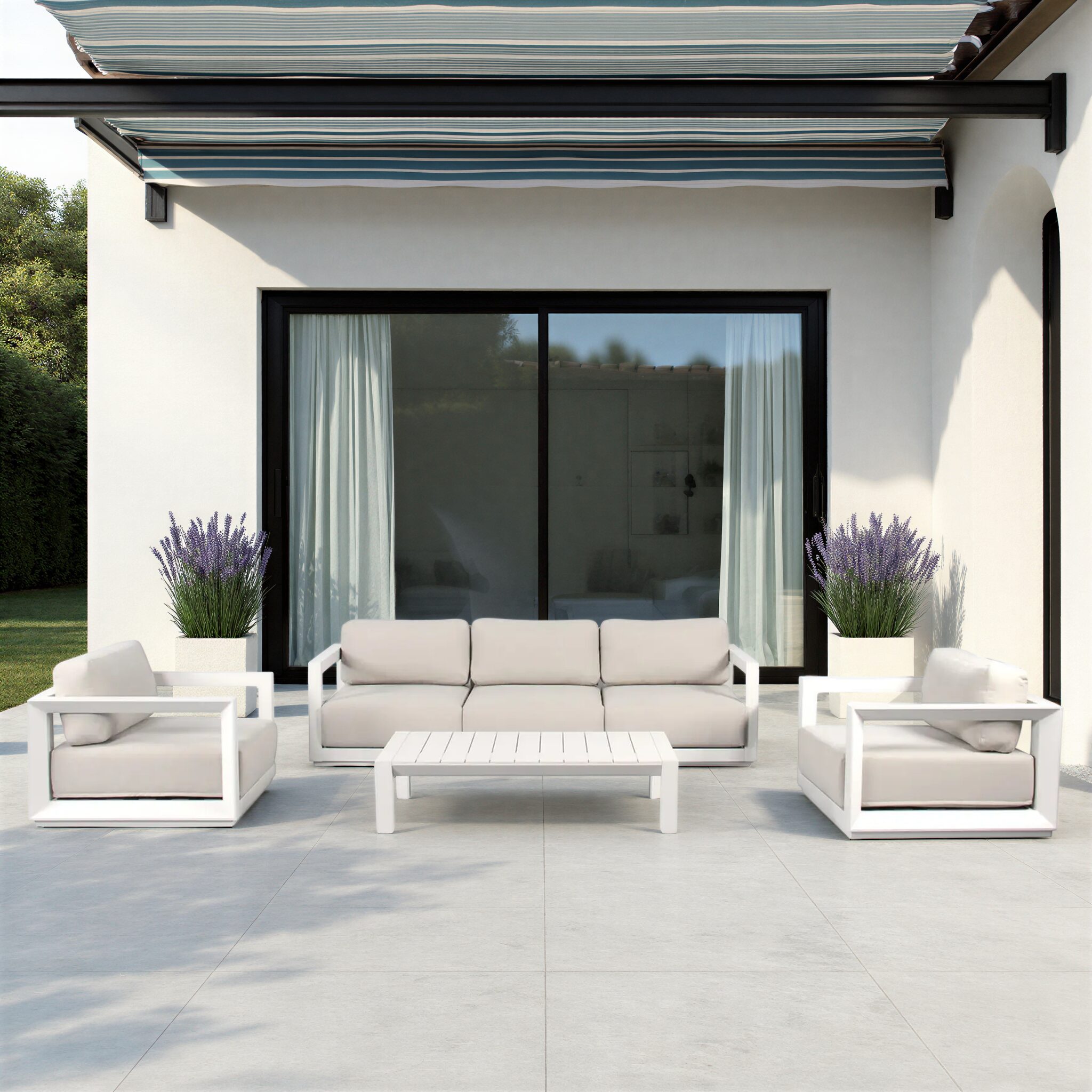 BELLEVUE Aluminium Outdoor Lounge Set