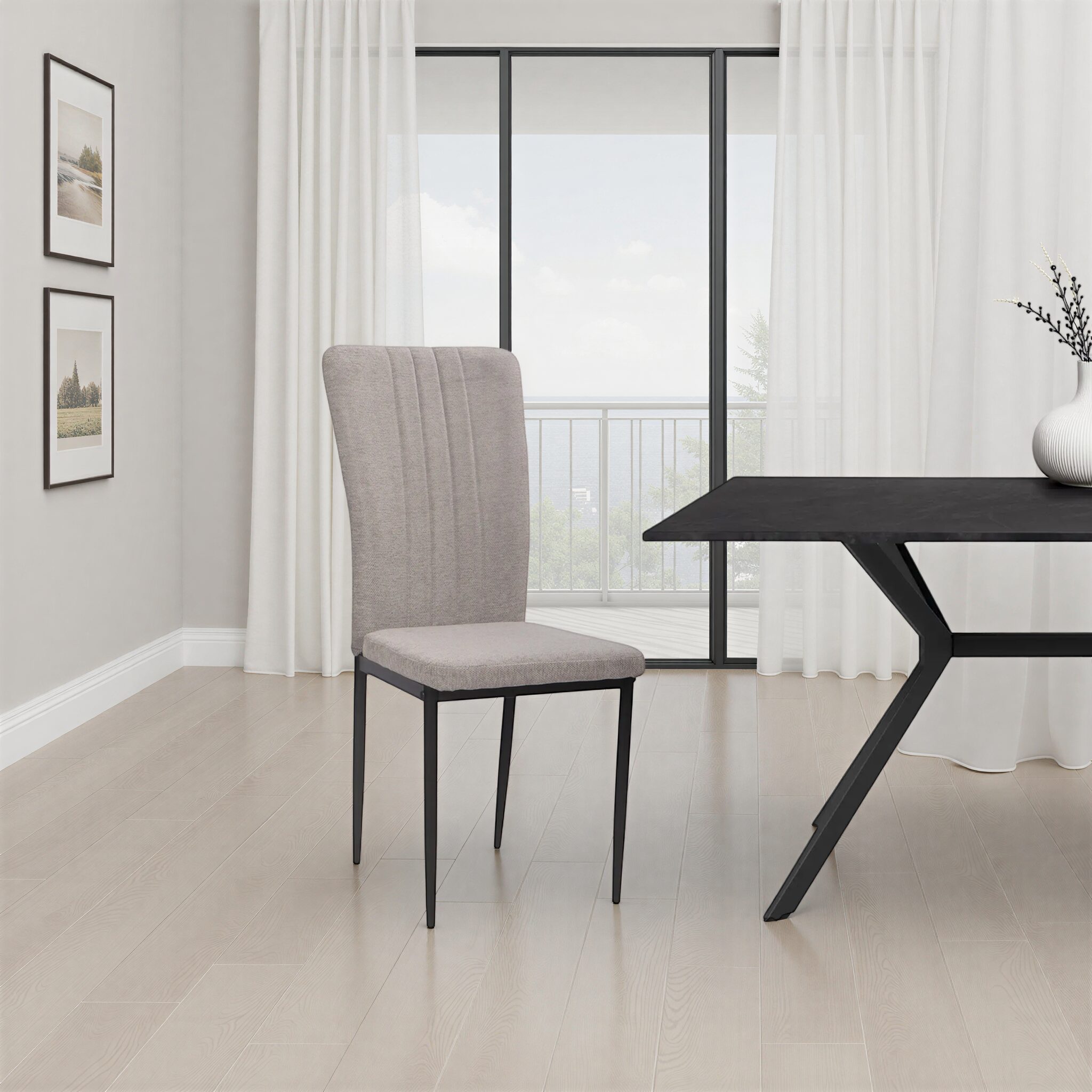 EVA Grey Dining Chair