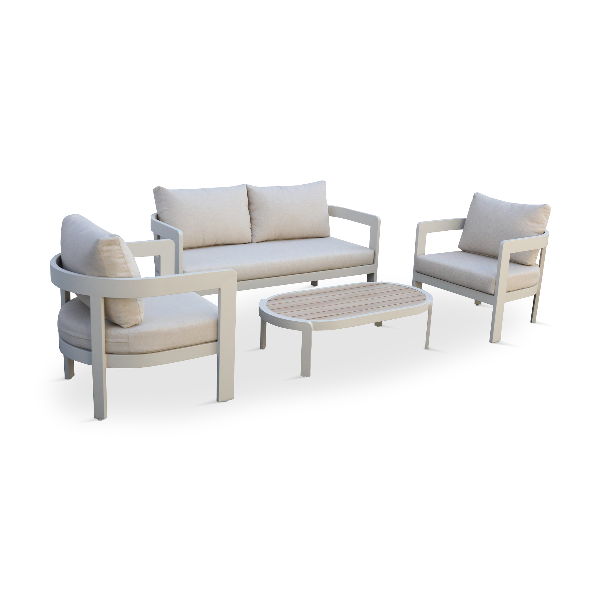 GREENDERY Outdoor Lounge Set Beige