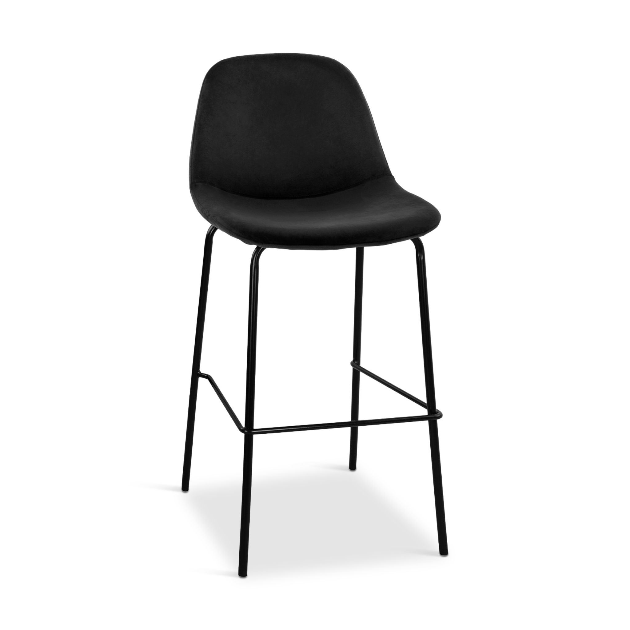 VINCET Black Barstool
