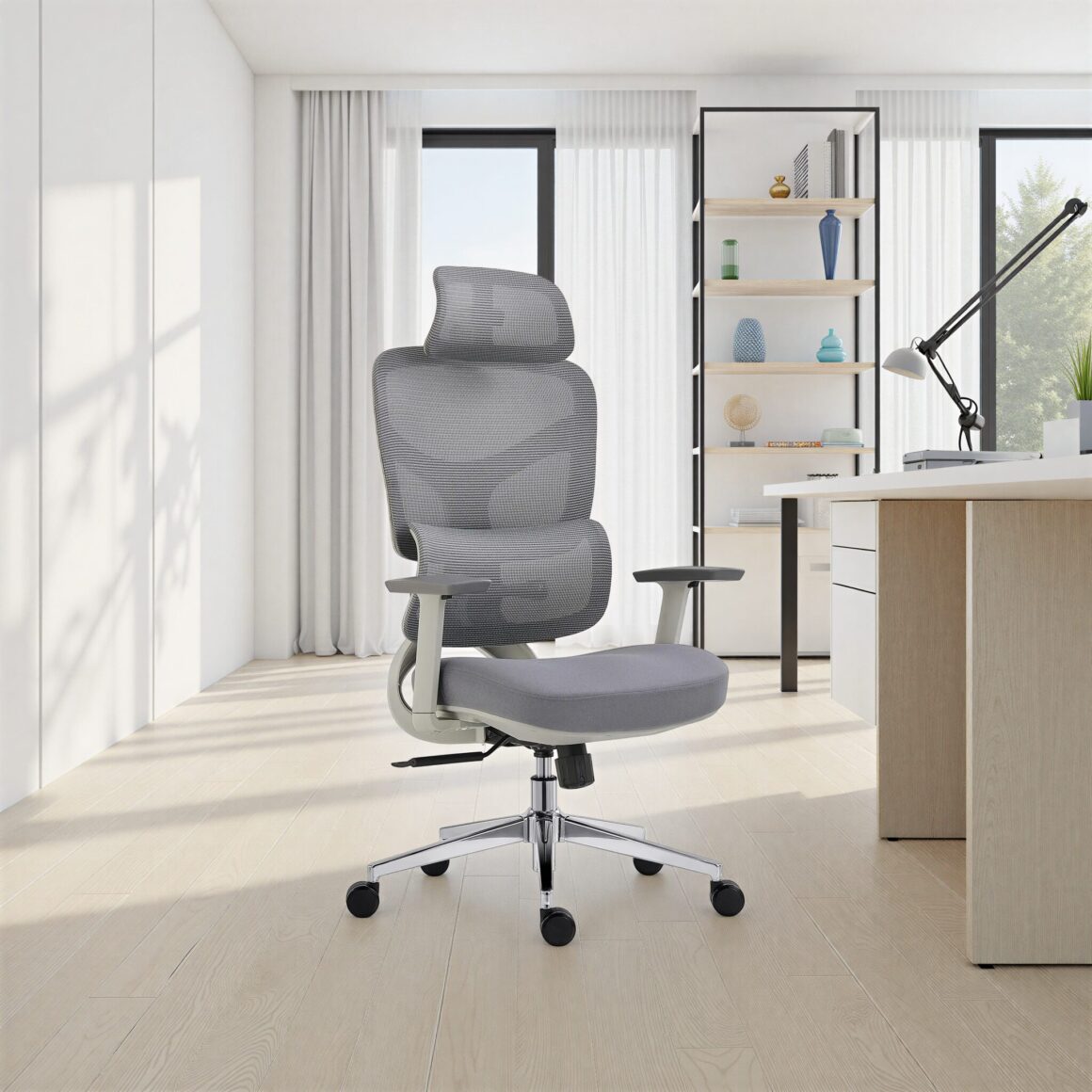 ERGOCITY Grey Office Chair