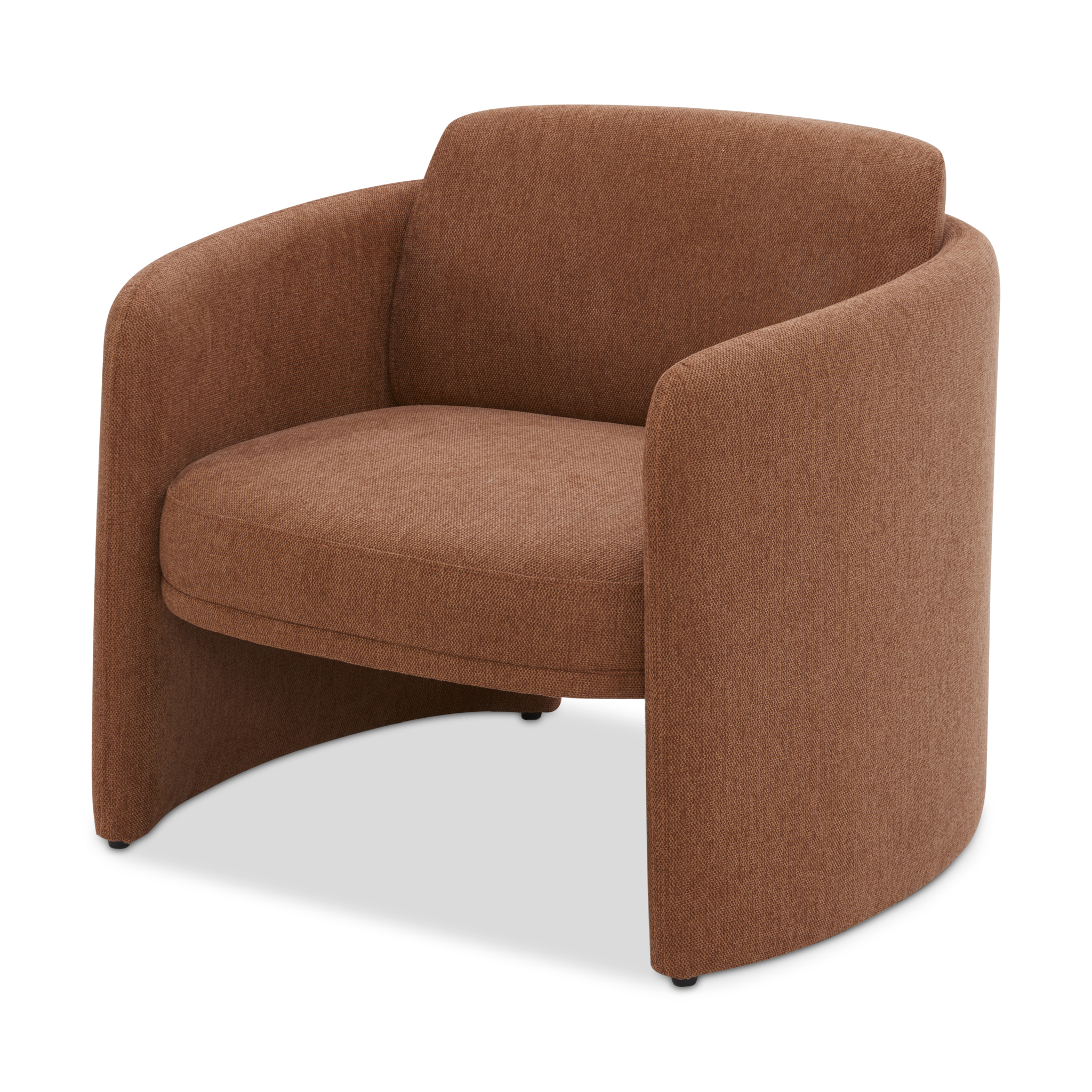 ORANEL Terracotta Fabric Armchair