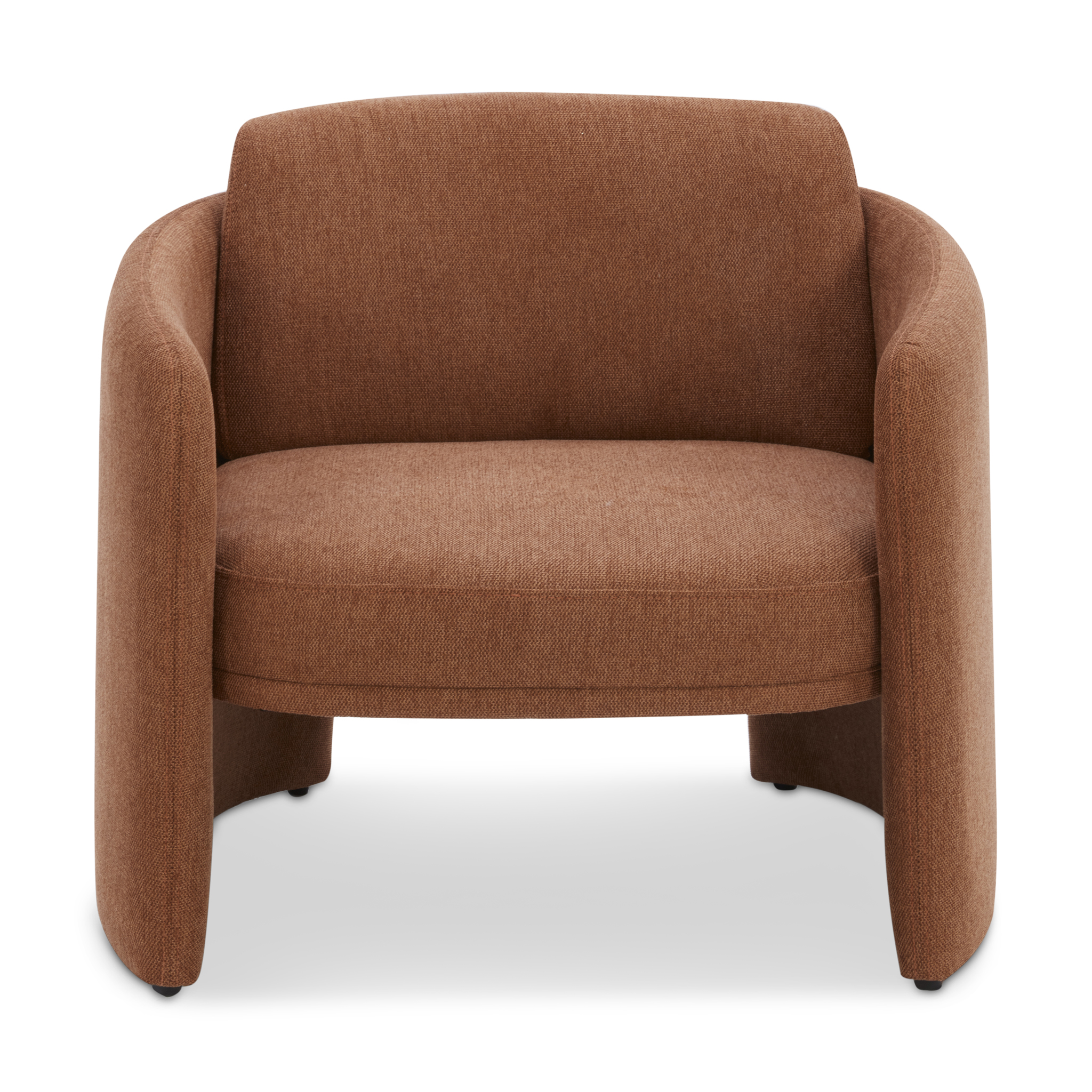 ORANEL Terracotta Fabric Armchair