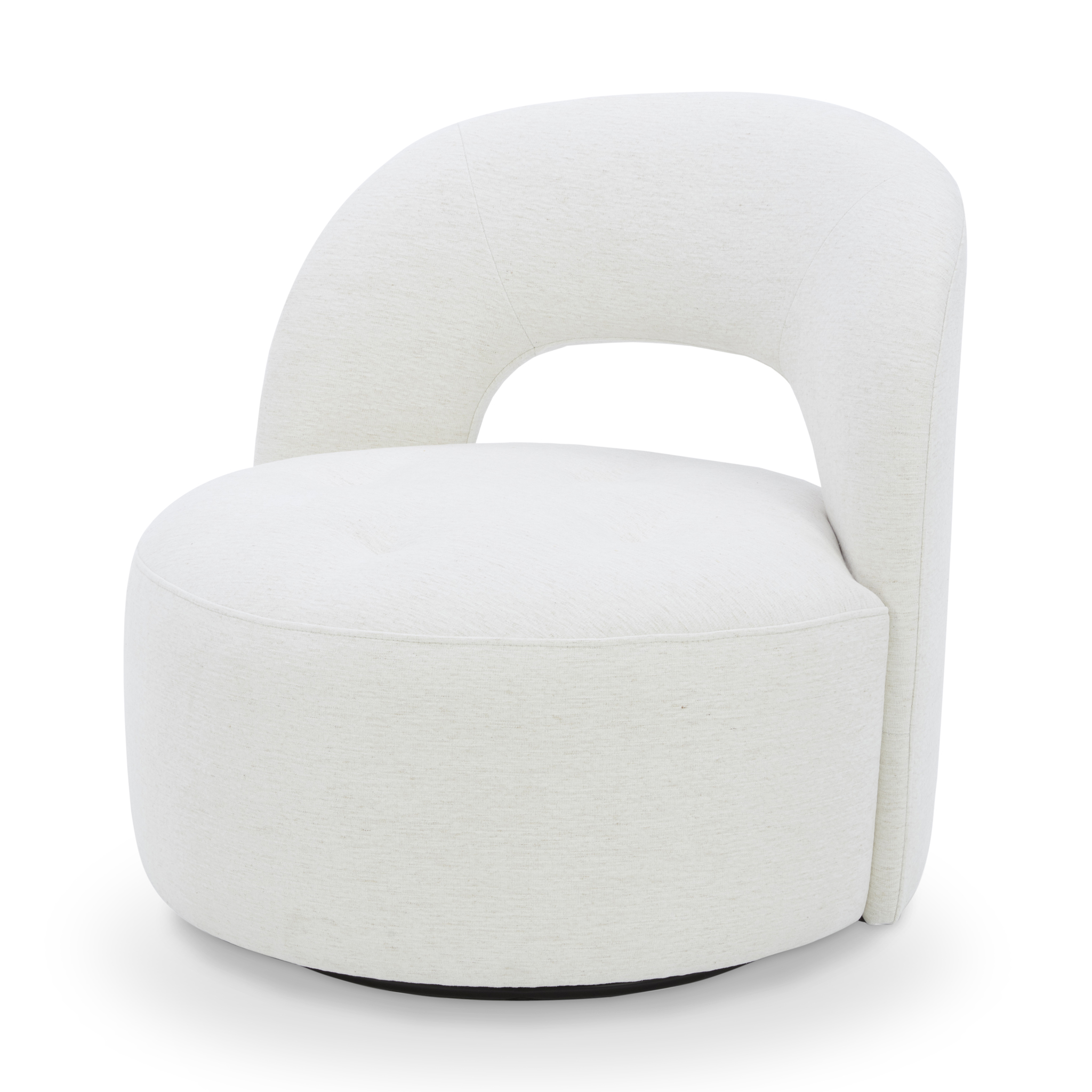 COALLE Beige Fabric Armchair