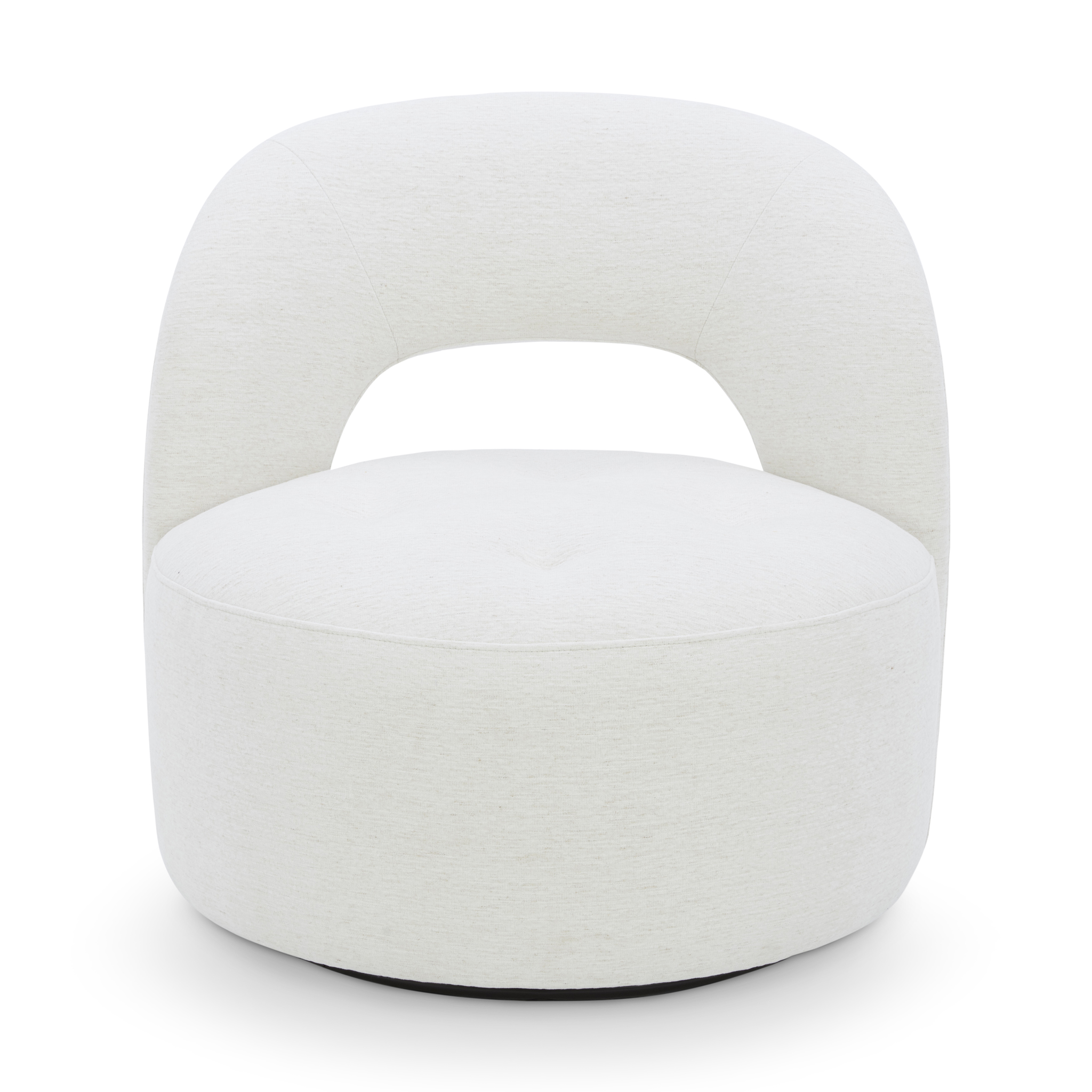 COALLE Beige Fabric Armchair