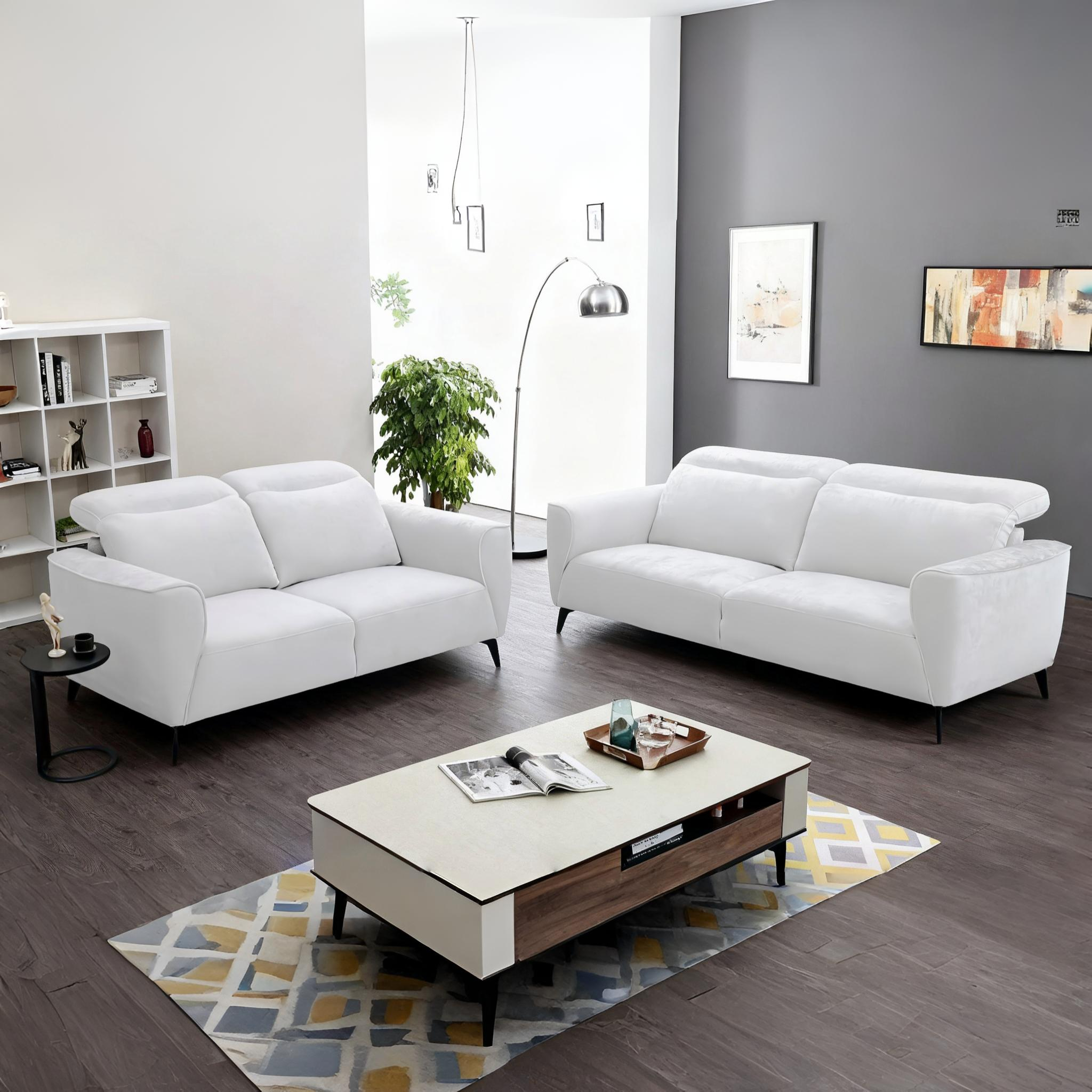 JOUJY Light Grey Sofa Set