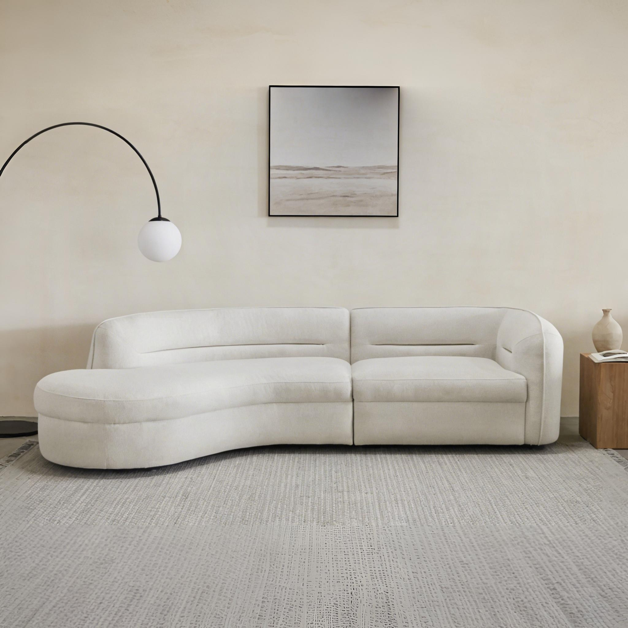 COMODA Beige Corner Sofa