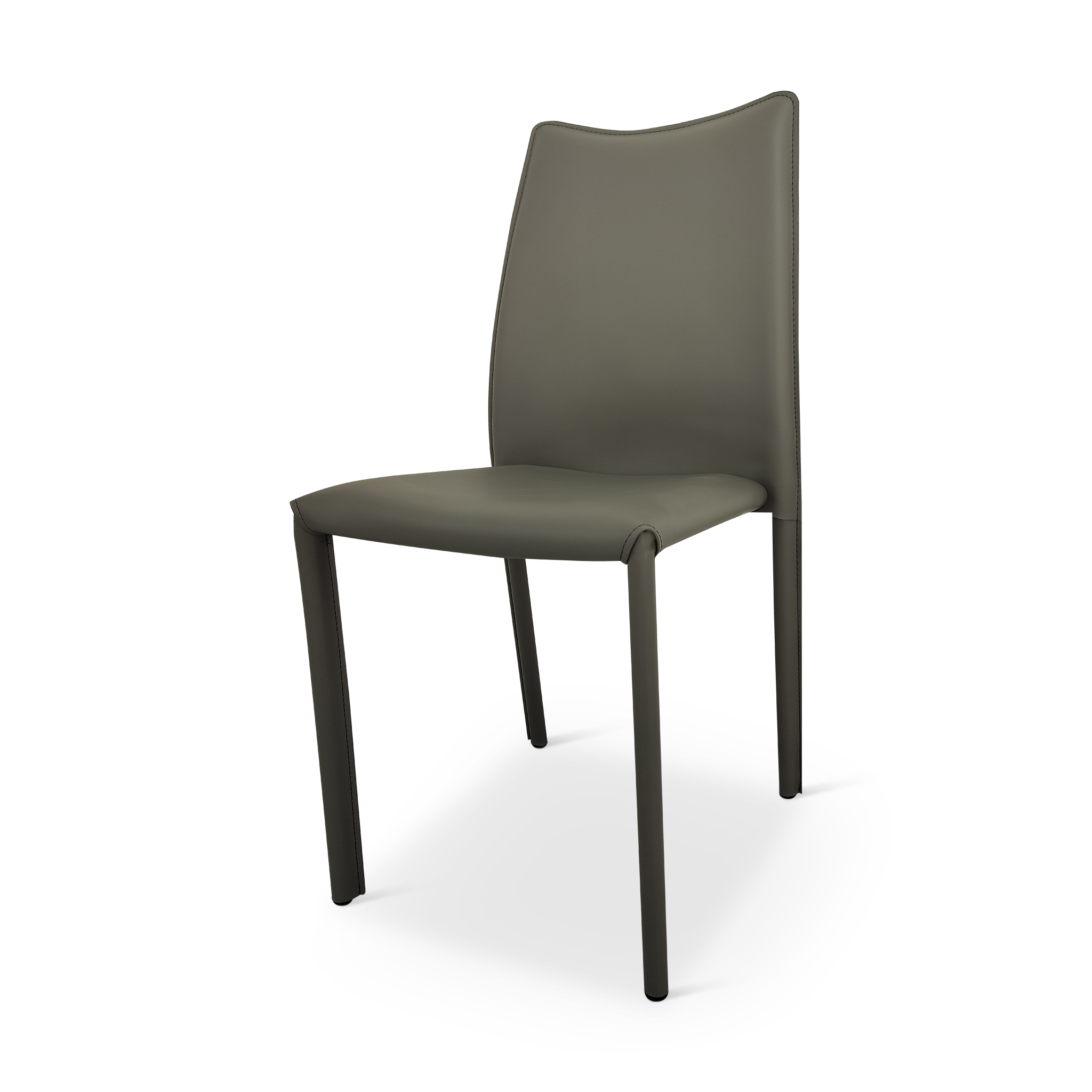 CHARLTON Dark Grey Fabric Dining Chair