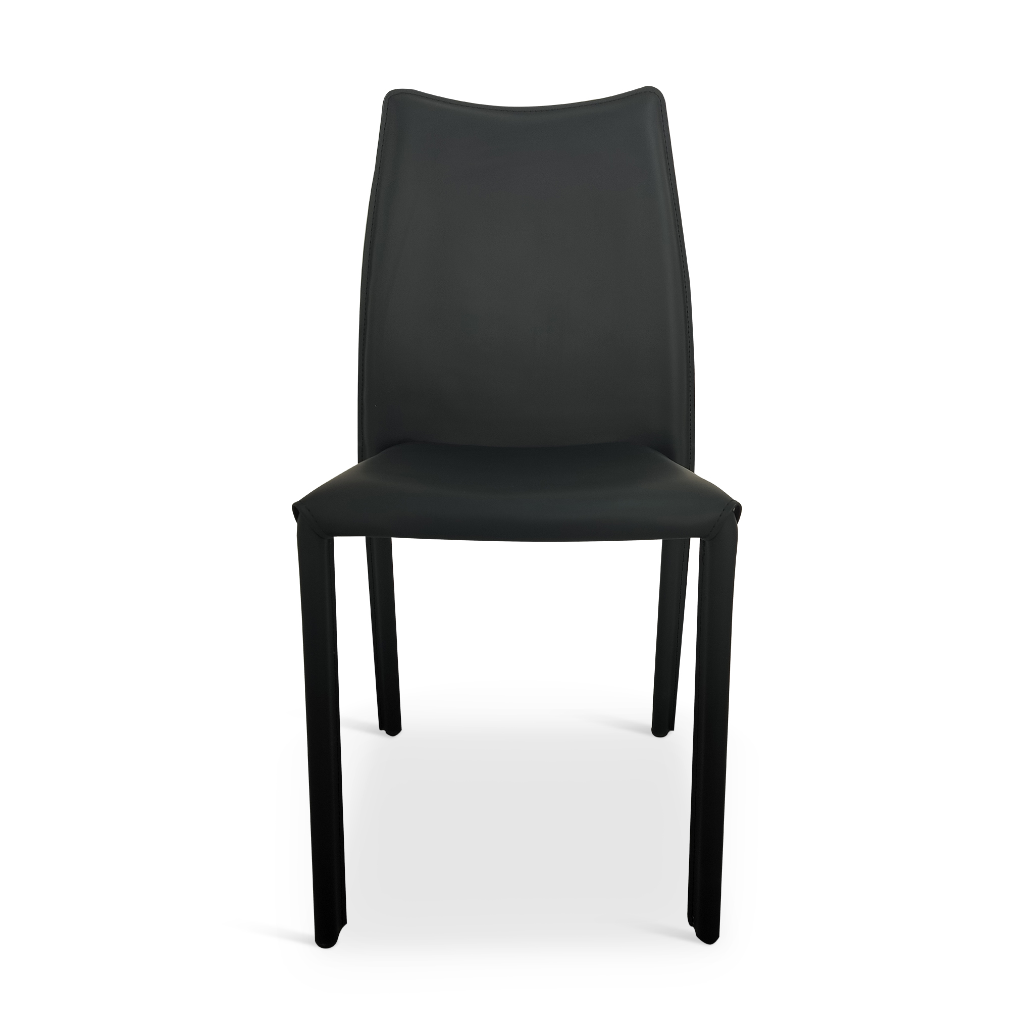 CHARLTON Black Fabric Dining Chair
