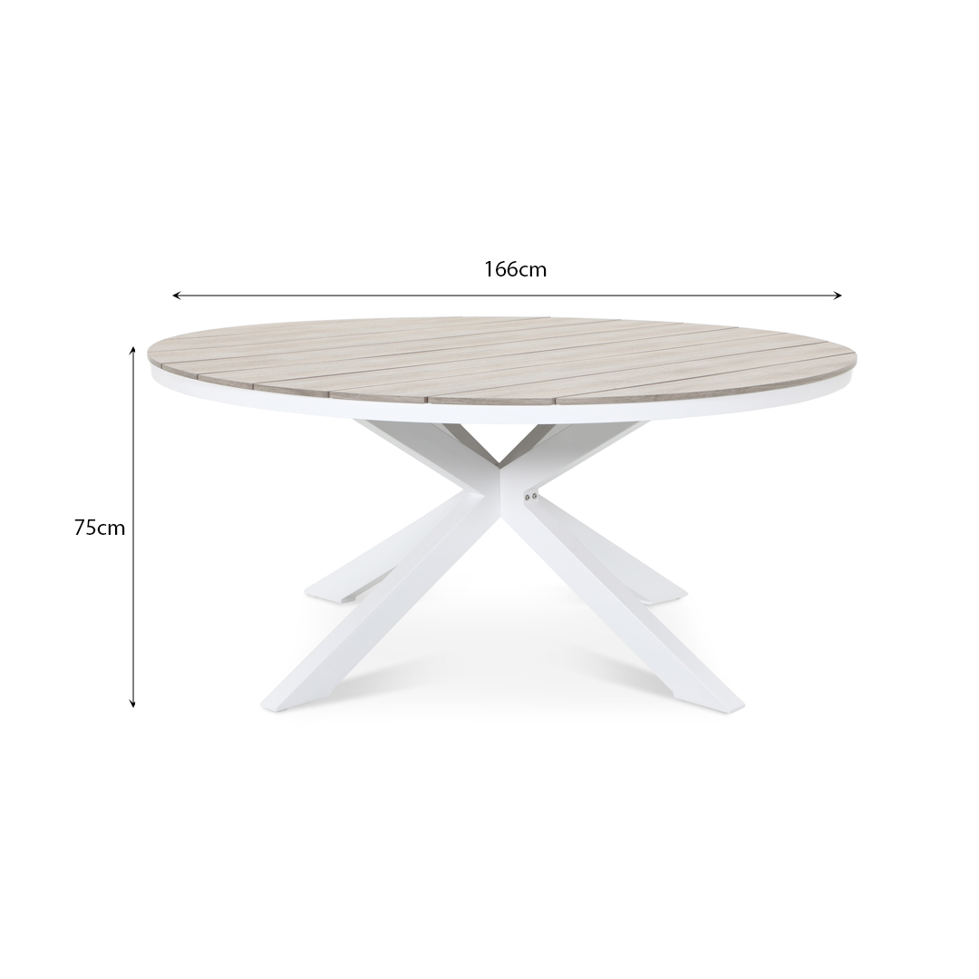 MARTIC Aluminium Outdoor Dining Table