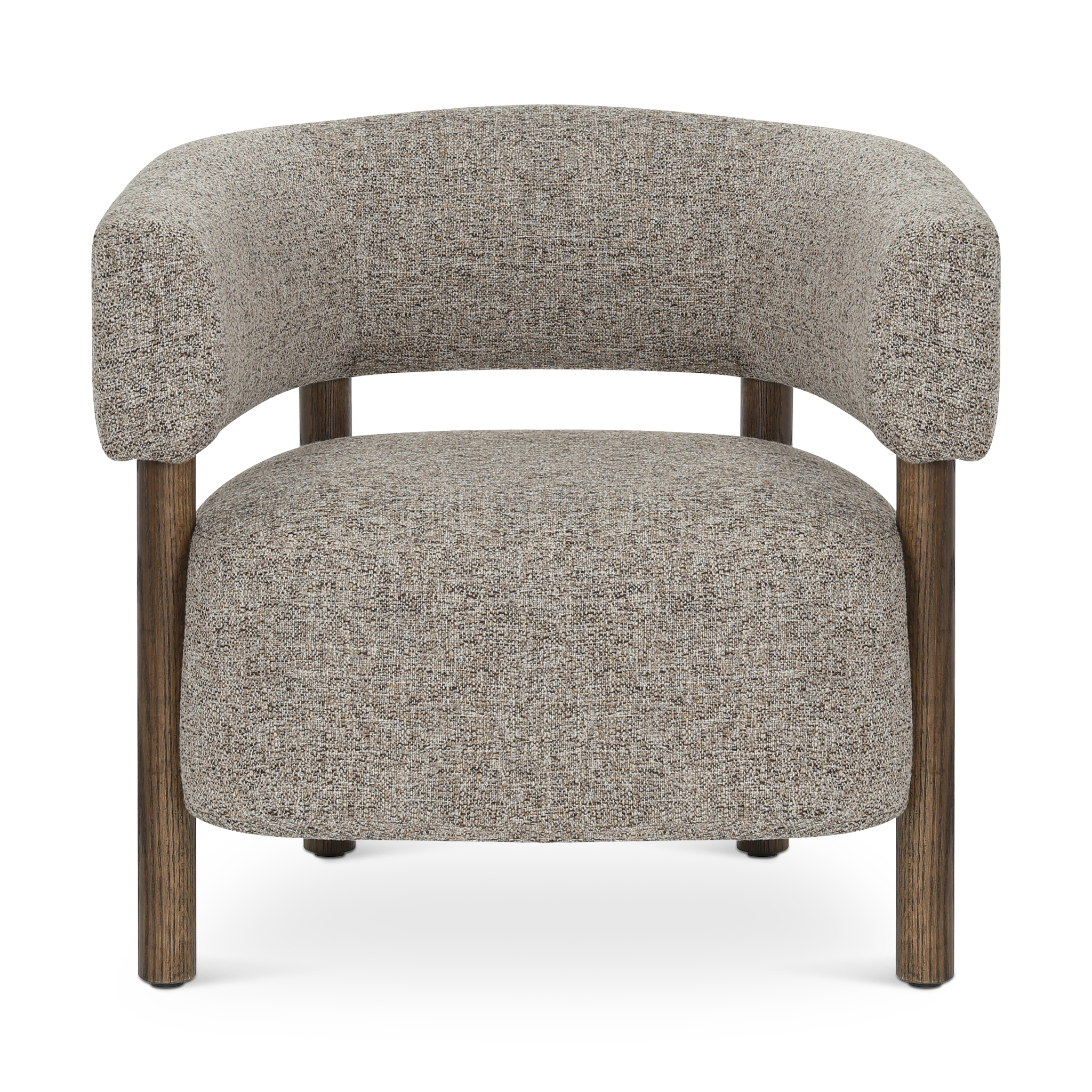 CONFORTA Armchair Brown Fabric
