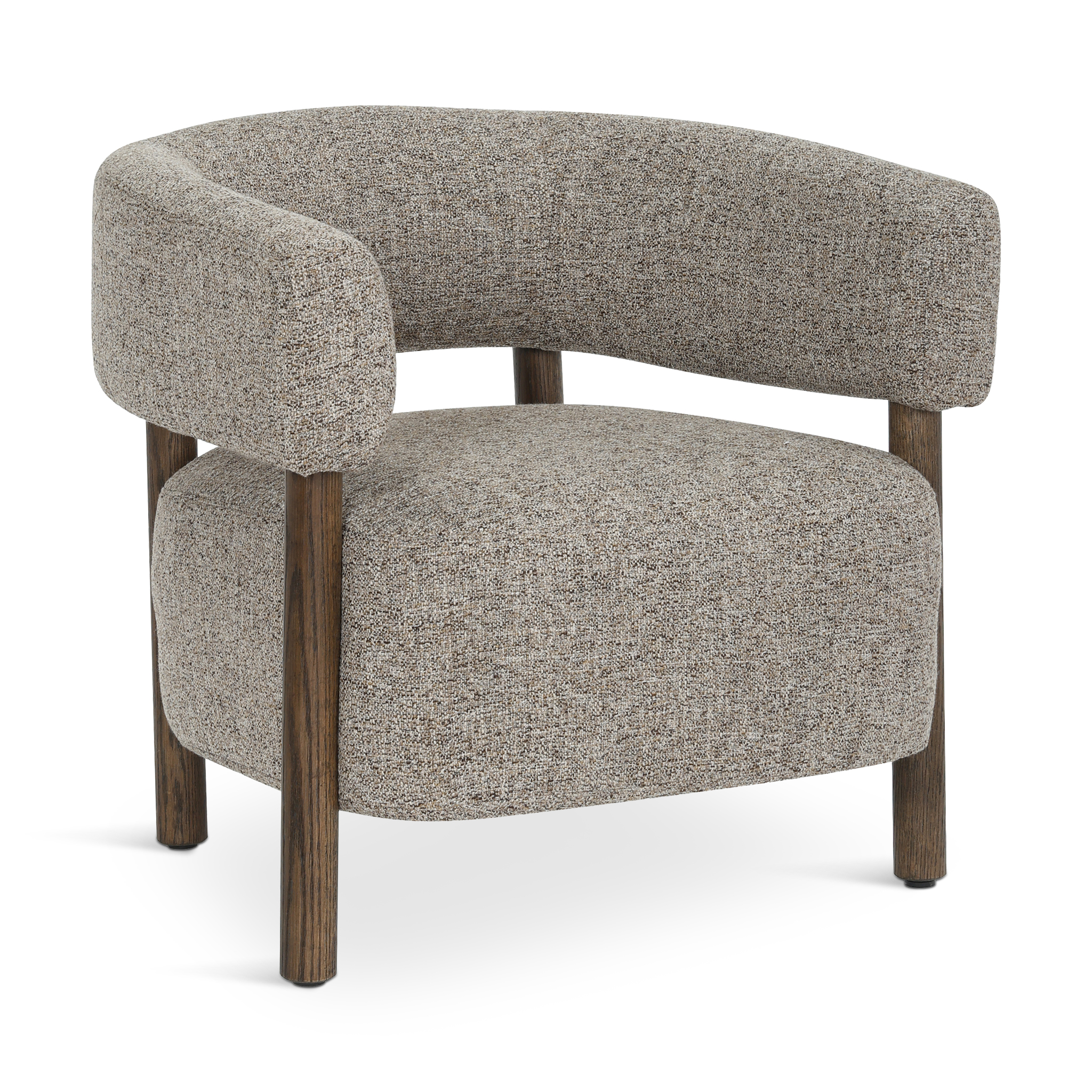 CONFORTA Armchair Brown Fabric