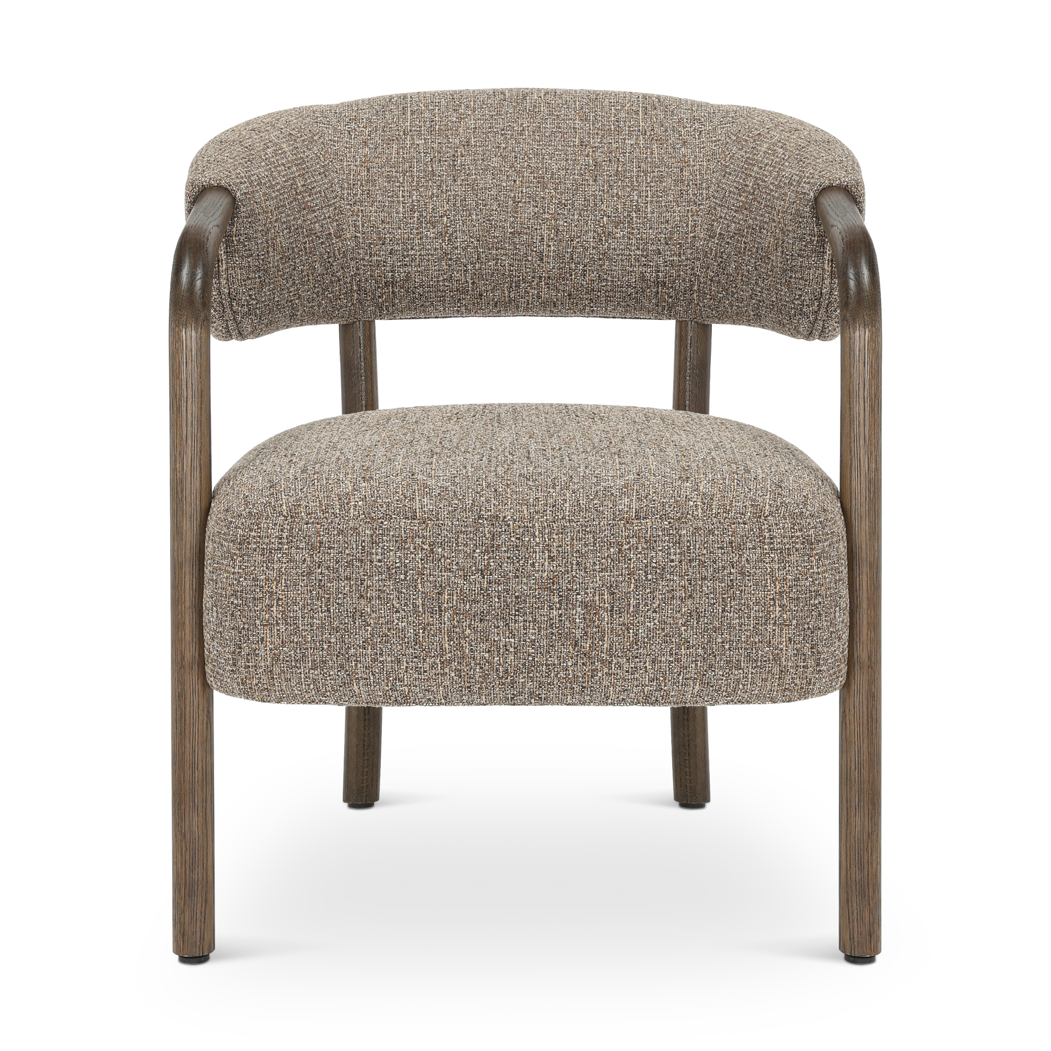 PALMIERE Armchair Brown Fabric