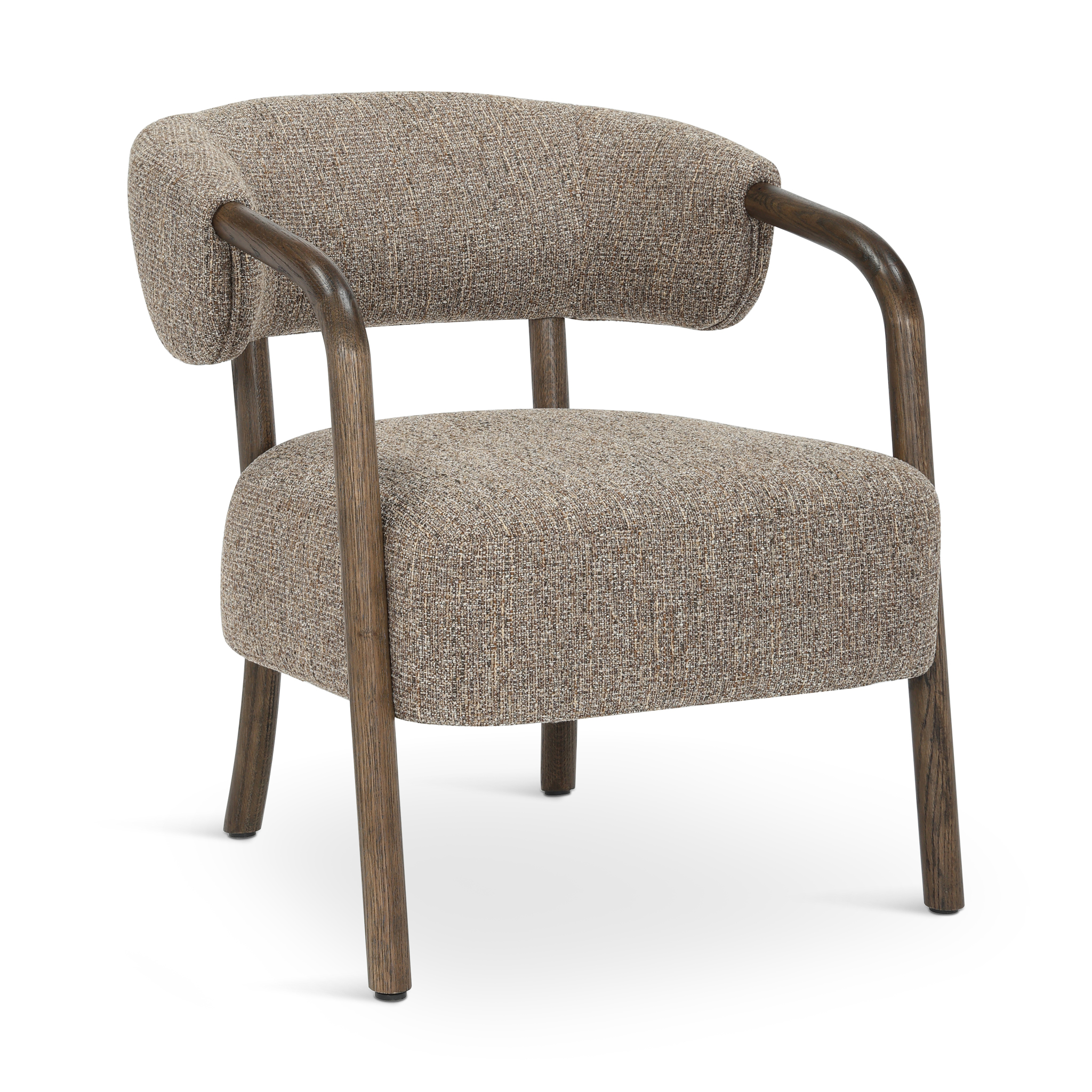 PALMIERE Armchair Brown Fabric