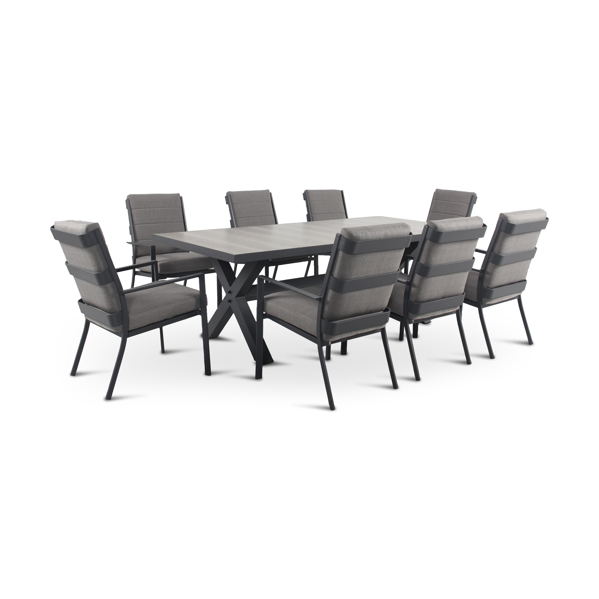 TUSCANY Gunmetal Outdoor Dining Set
