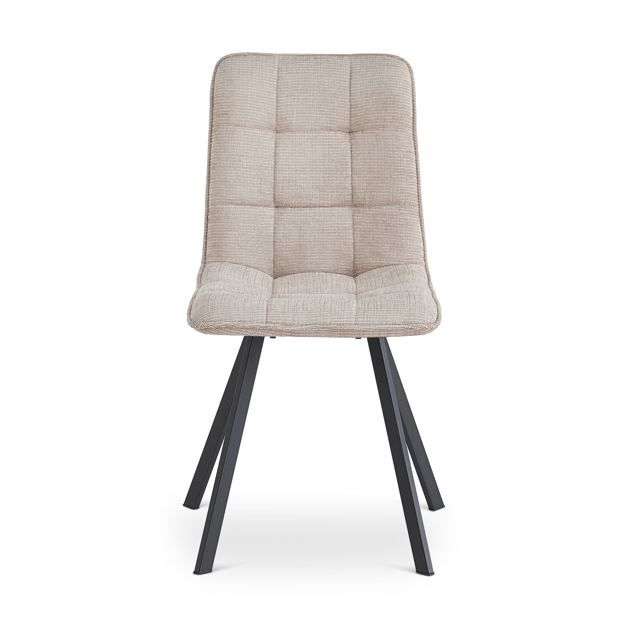 TALIER Beige Fabric Dining Chair
