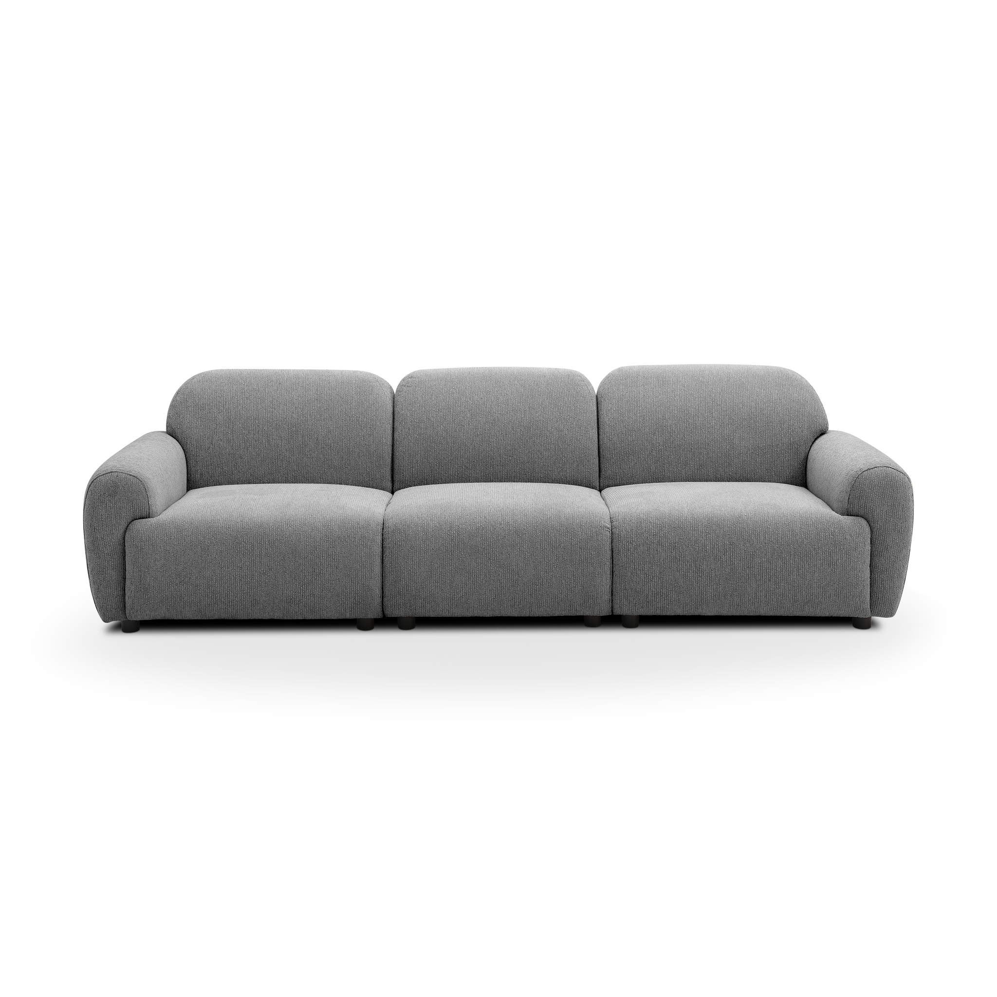 LOVELIE 3-Seater Sofa Dark Grey