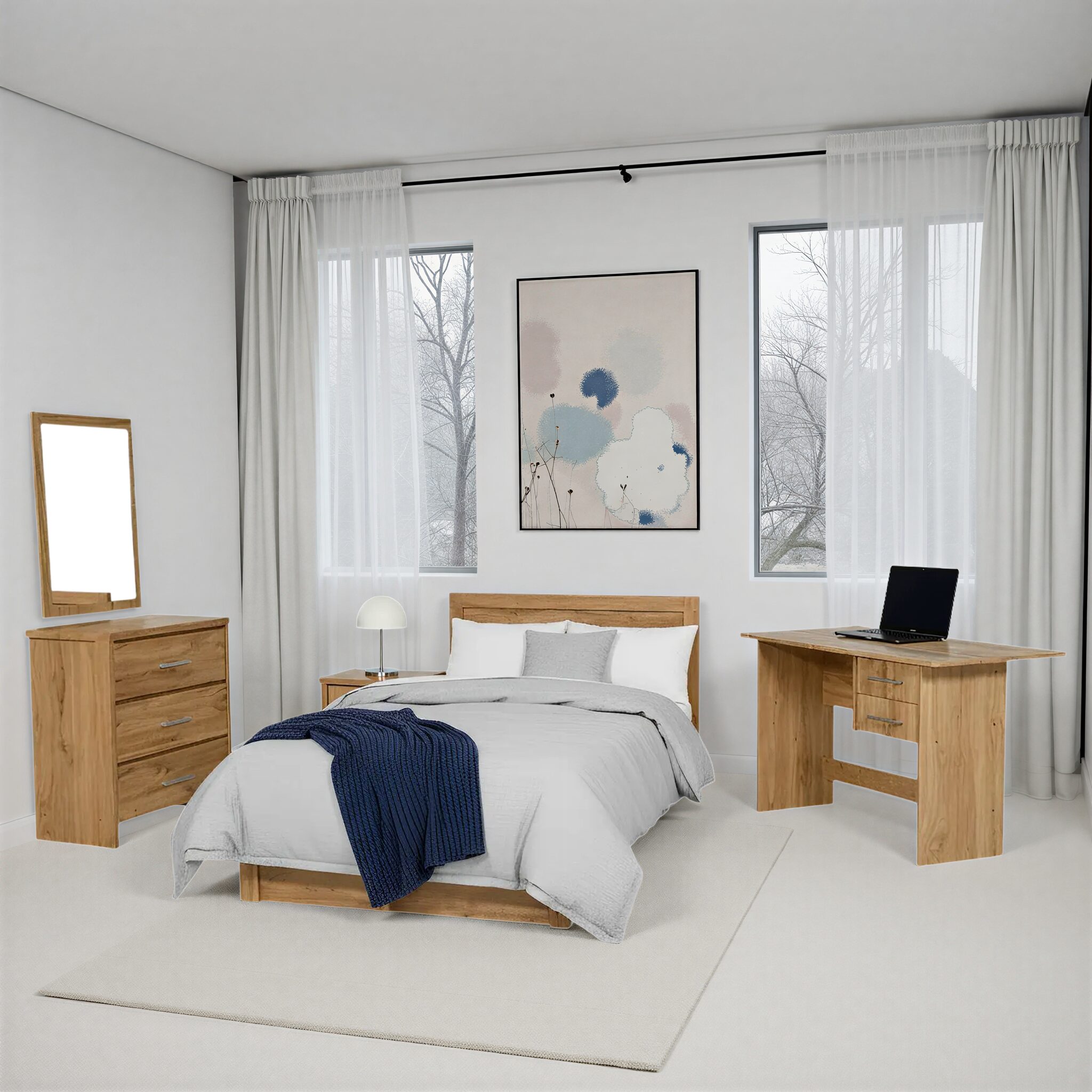 STABILIT Bedroom Set Wotan Oak