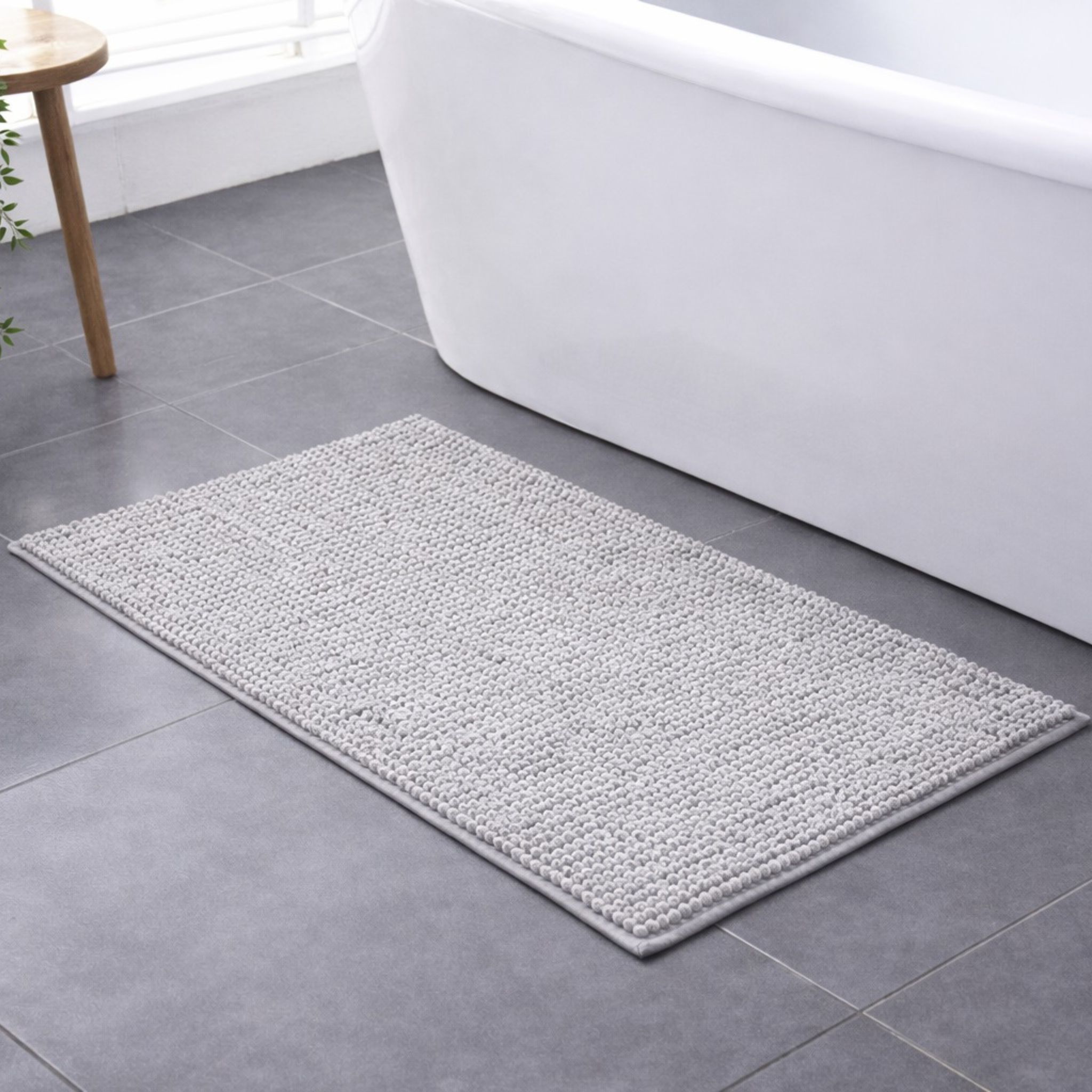 Chenille Bath Mat Solver
