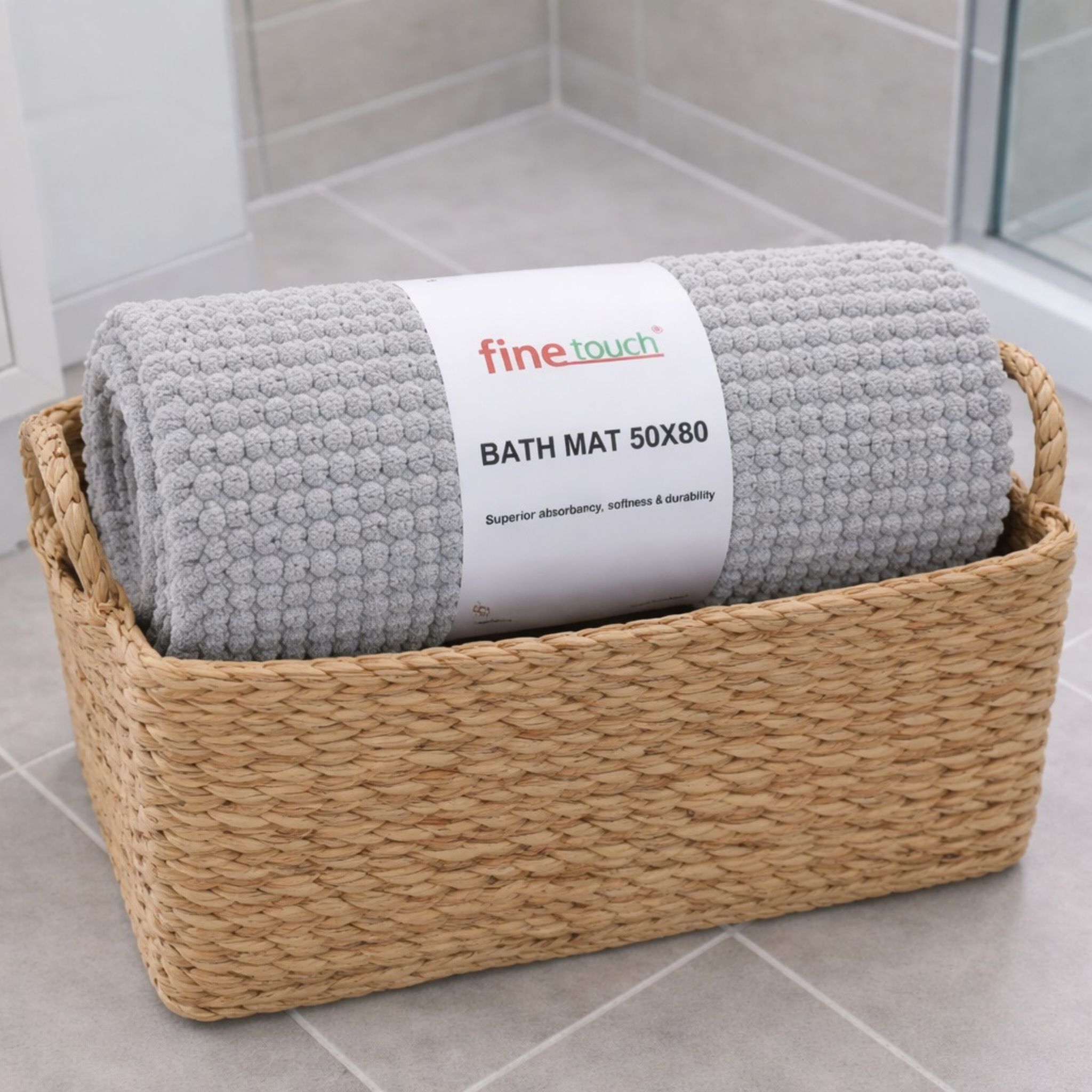 Chenille Bath Mat Solver