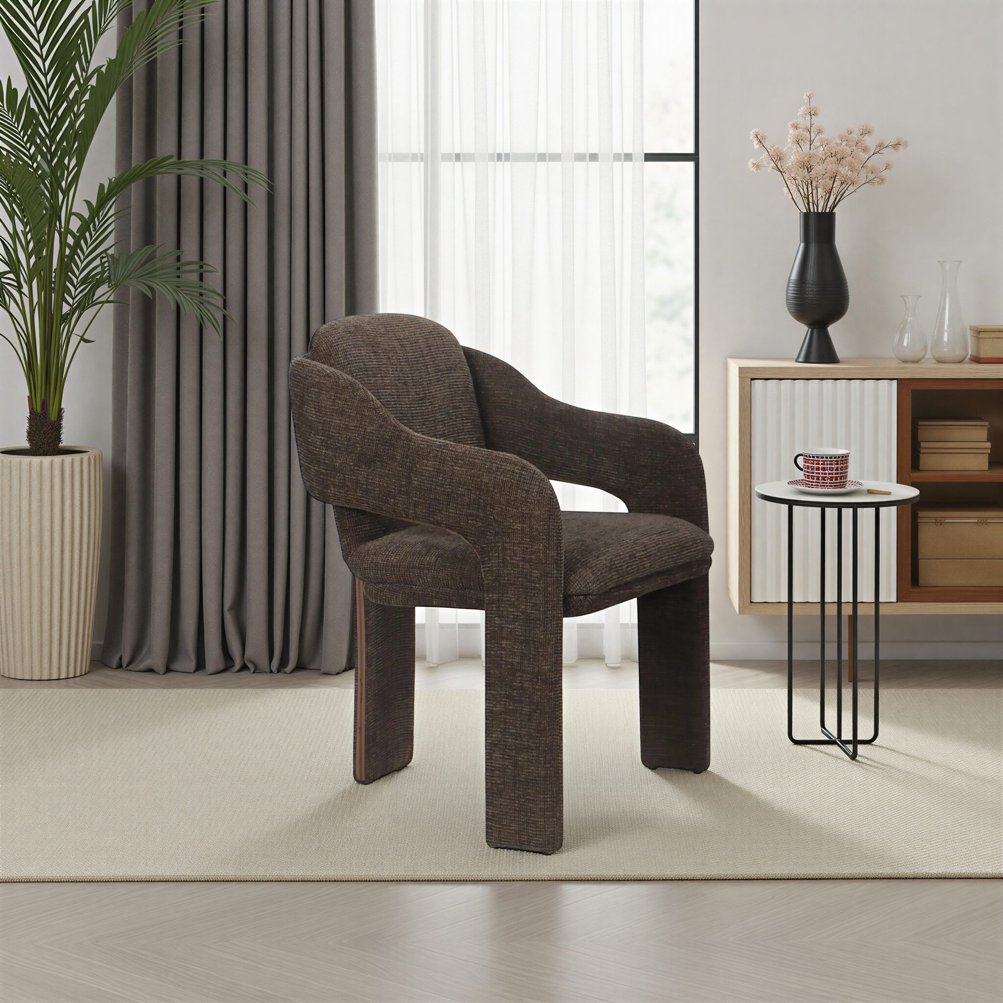 BRACHO Armchair Dark Grey