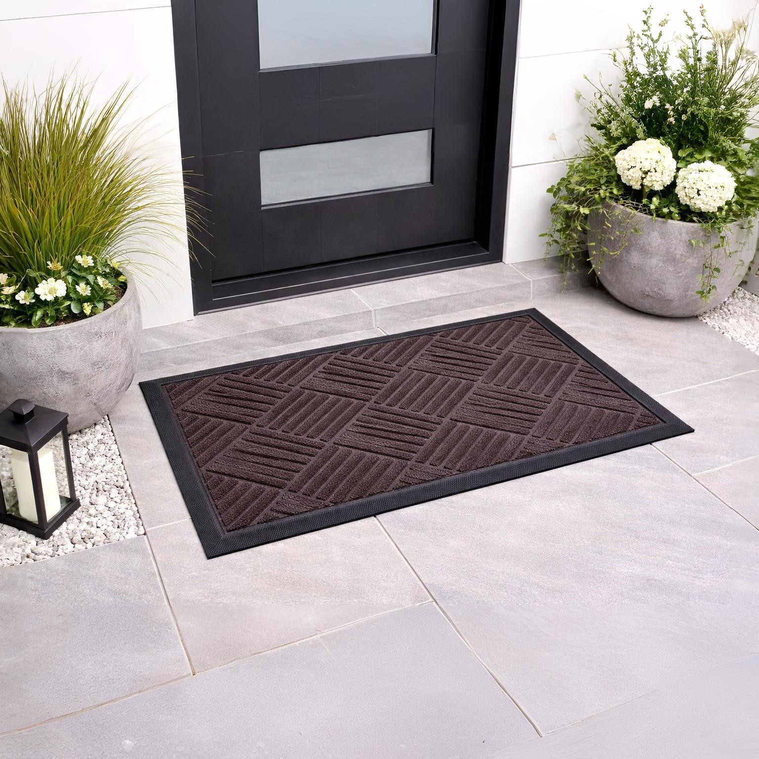 Door Mat Hnioxos 40x60 Brown