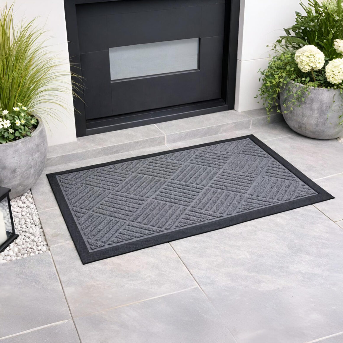 Door Mat Hnioxos 40x60 Grey