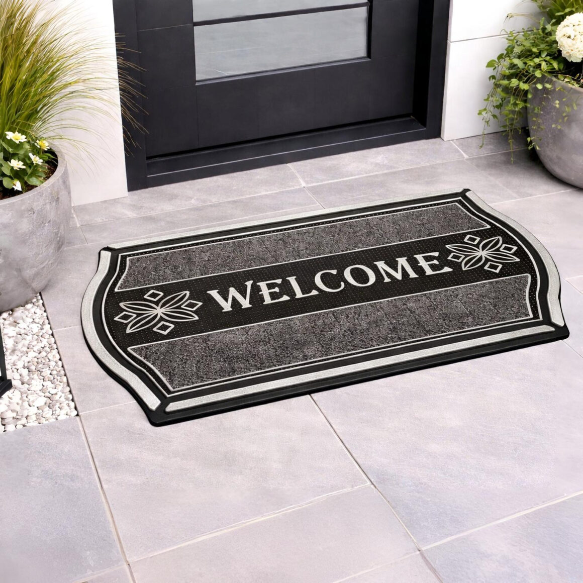 Door Mat Ikaros 45x75 Silver