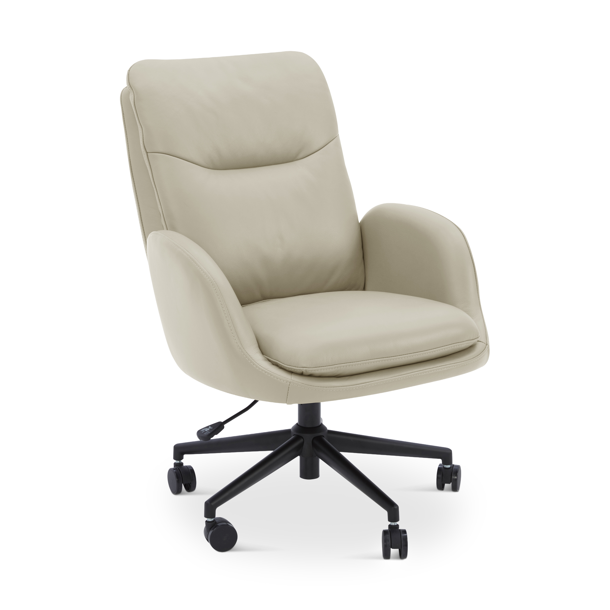 NECKTOR Office Chair Beige Leather