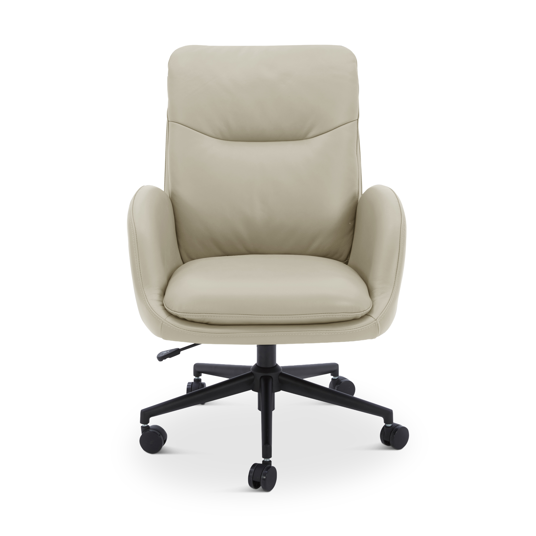 NECKTOR Office Chair Beige Leather