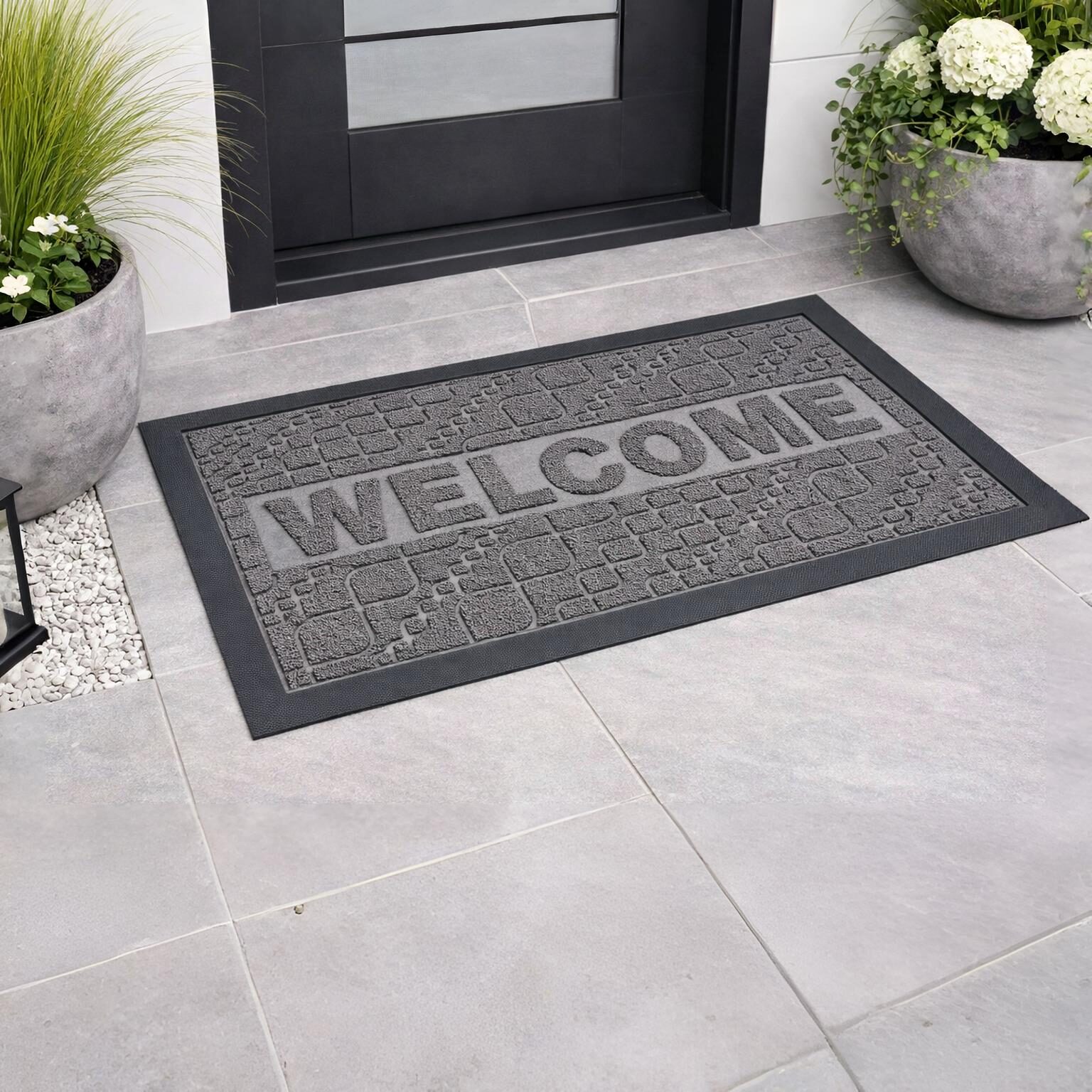 Door Mat Mercury 45x75 Grey