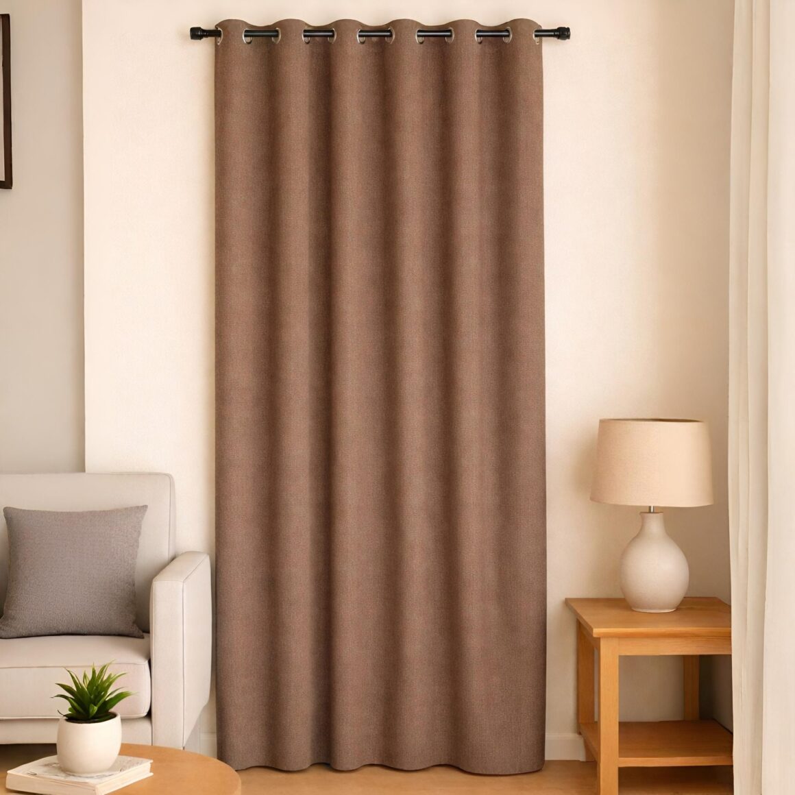 BLACKOUT EYELET CURTAIN 140X270, MODEL 70060