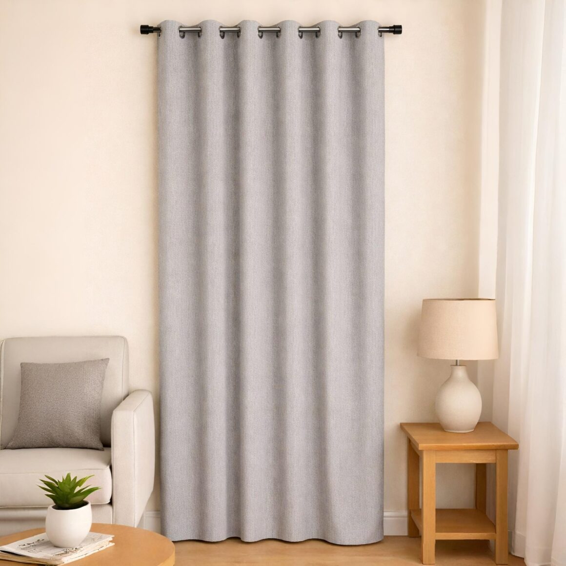 BLACKOUT EYELET CURTAIN 140X270, MODEL 70060