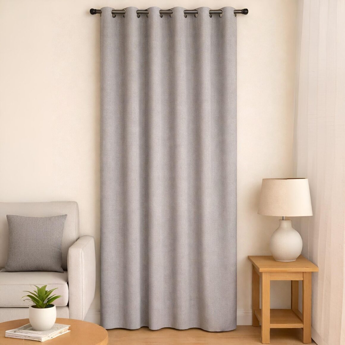 BLACKOUT EYELET CURTAIN 140X270, MODEL 70060