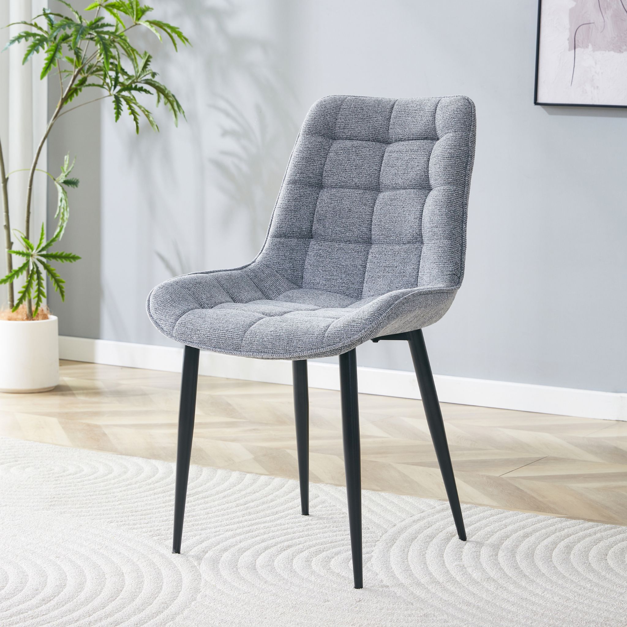 FONDE Dining Chair Grey