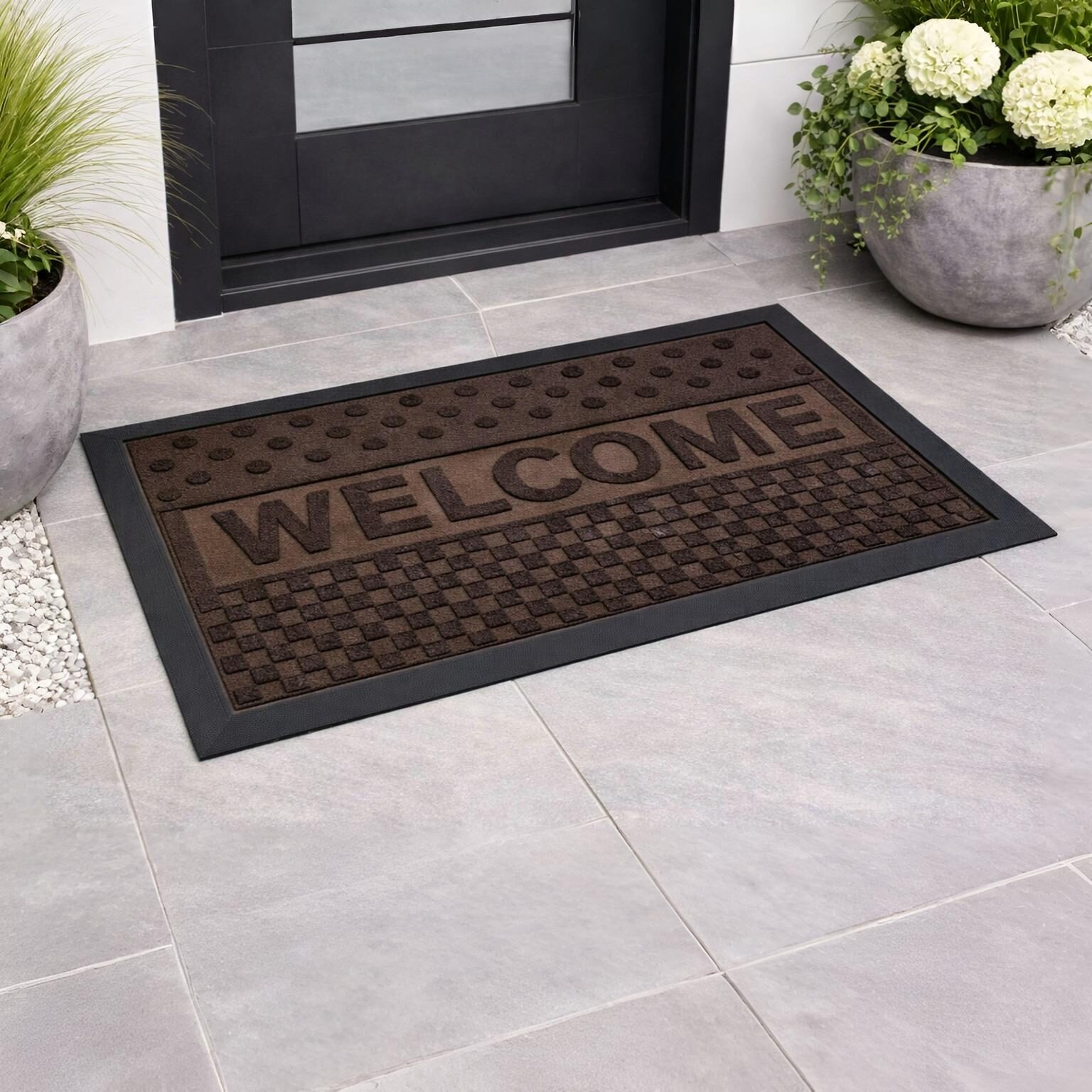 Door Mat Narcissos 45x75 Brown