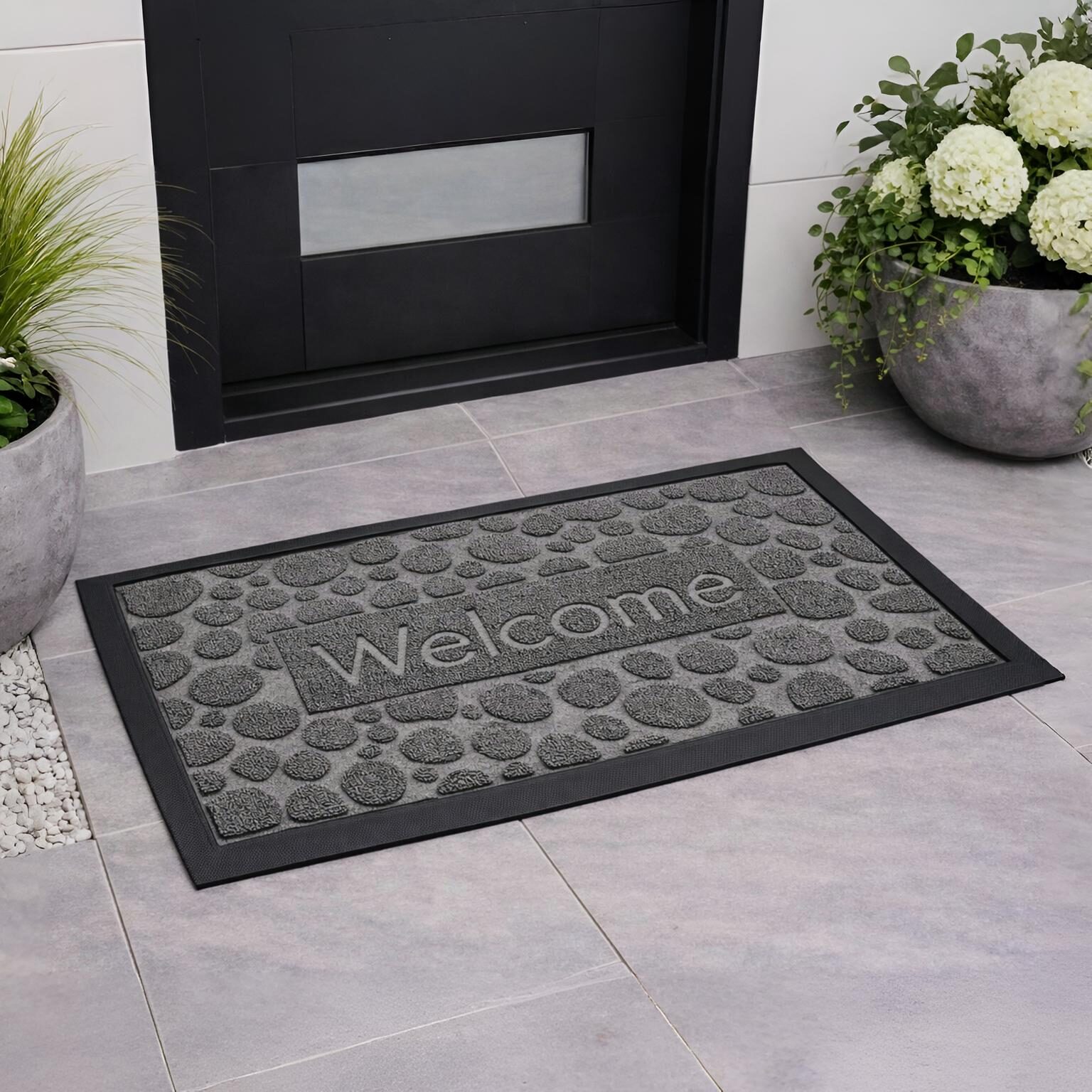 Door Mat Perseas 40x60 Grey