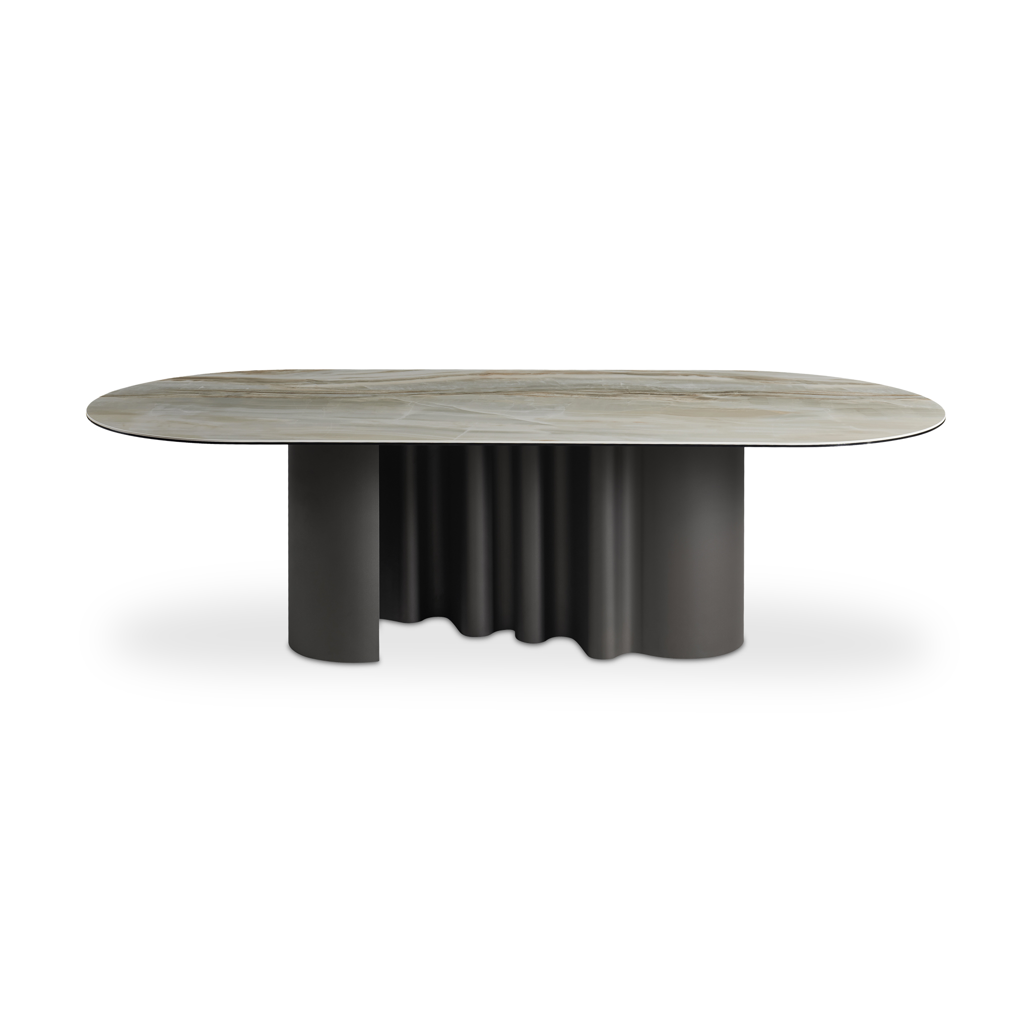 CELLERIE Dining Table Beige Marble