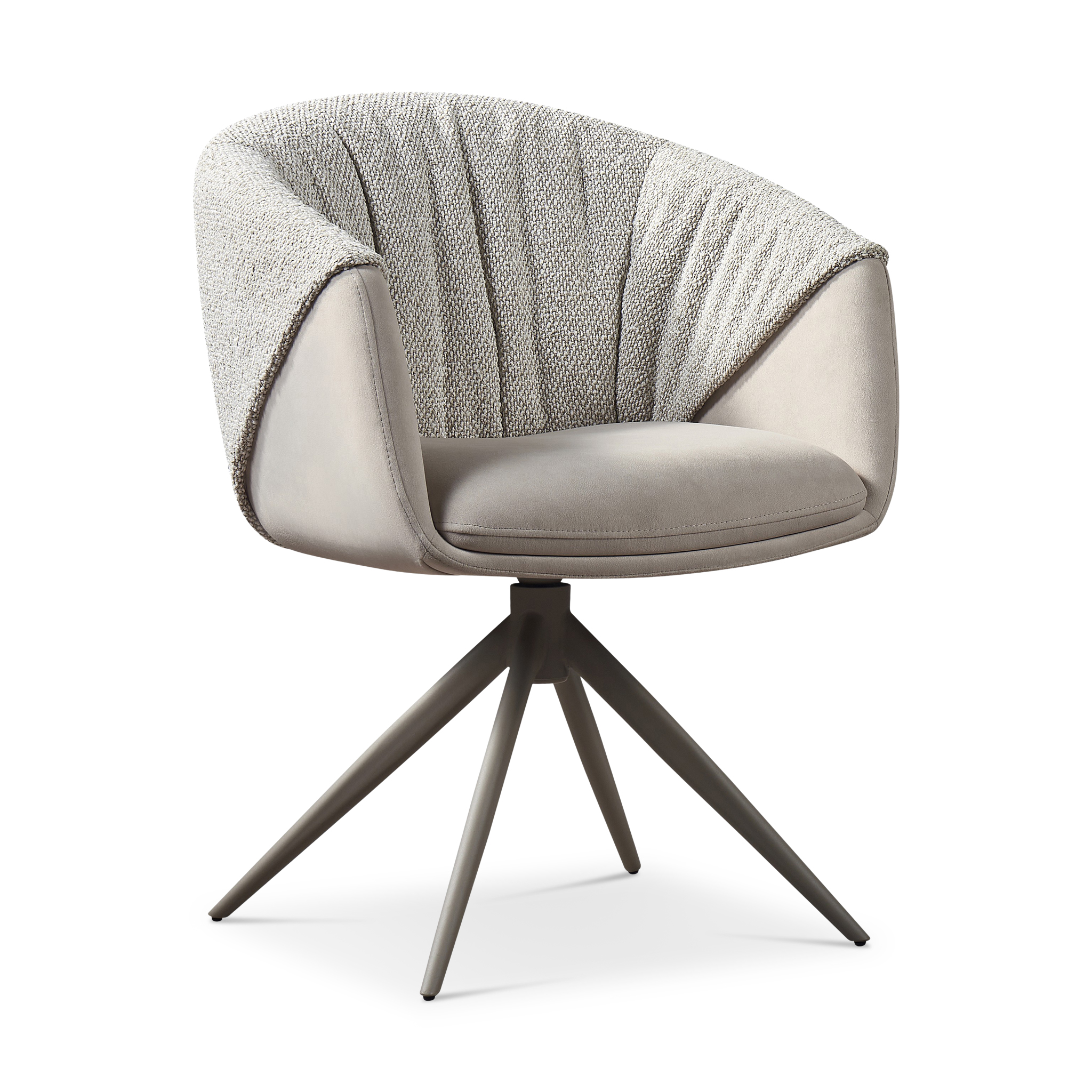 DINERUM Dining Chair Beige Fabric